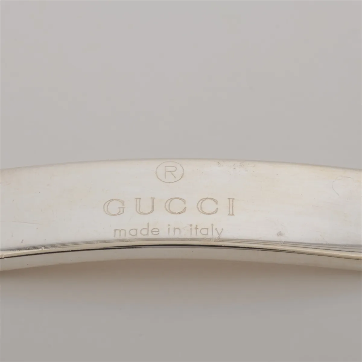 logo plate choker, 925 sterling silver, 11.0g, silver, — view 5