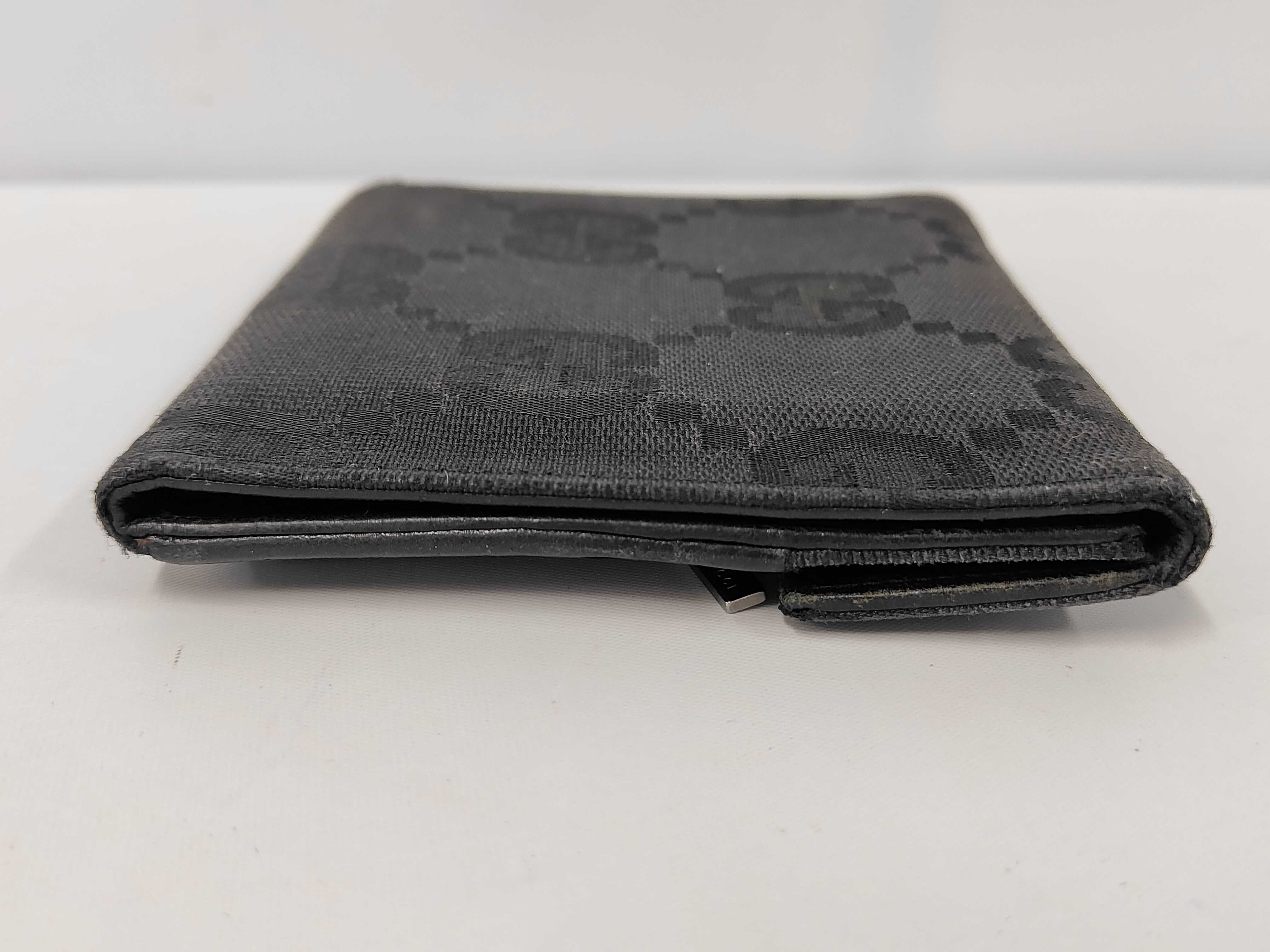 GG Canvas Leather Folding Wallet — view 5