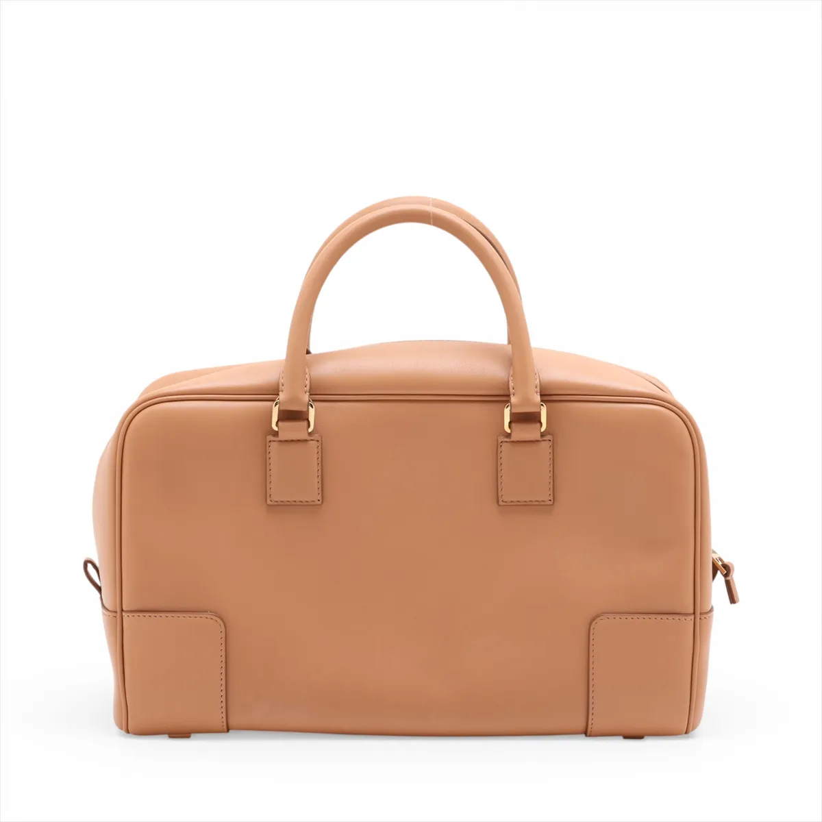 Amazona 28 Leather 2-Way Handbag, Brown — view 2