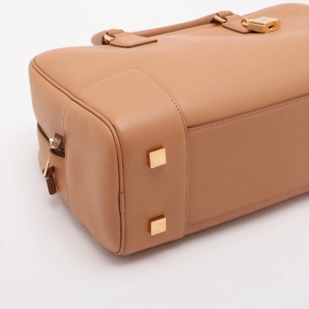 Amazona 28 Leather 2-Way Handbag, Brown — view 4