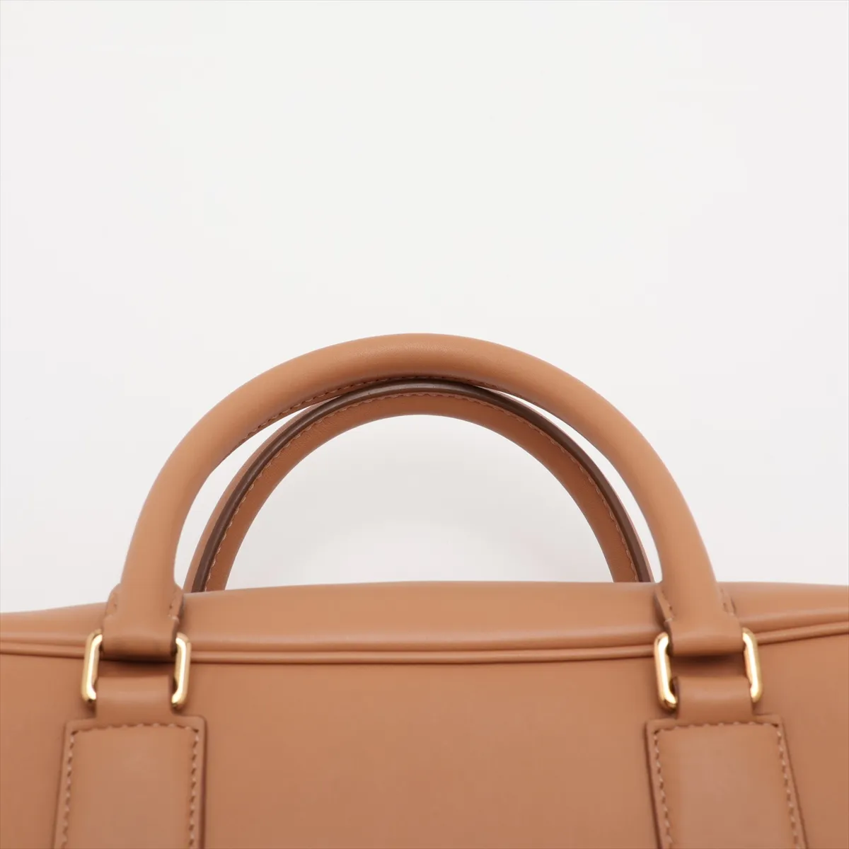 Amazona 28 Leather 2-Way Handbag, Brown — view 6