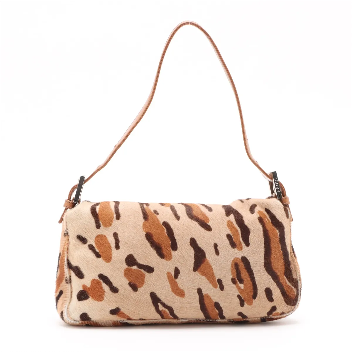 Mamma Bucket Harako x Leather Shoulder Bag Brown 26424 — view 2