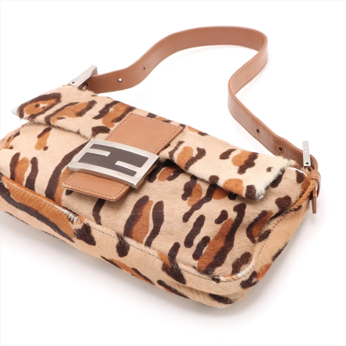 Mamma Bucket Harako x Leather Shoulder Bag Brown 26424 — view 3