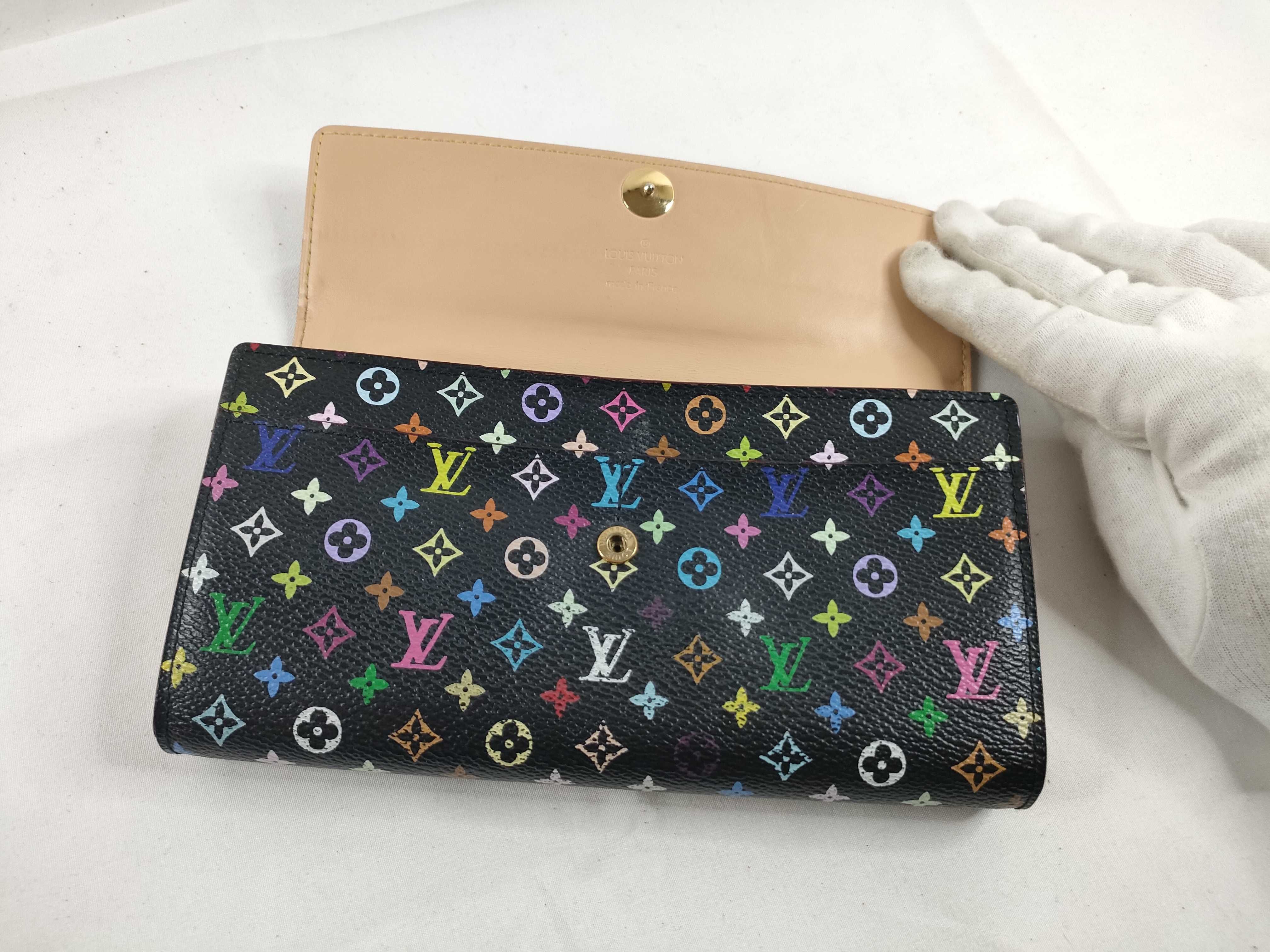 Monogram Multicolor Louis Vuitton Portefeuille Sarah Wallet — view 8