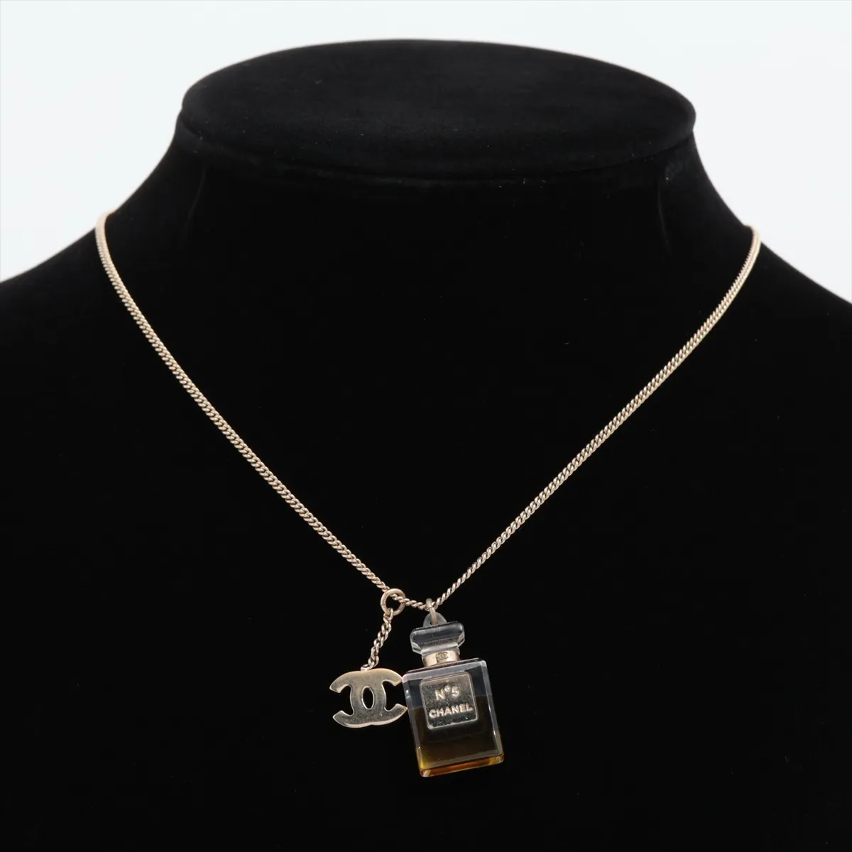 Cocomark Perfume Bottle 04A Necklace GP Gold — view 5