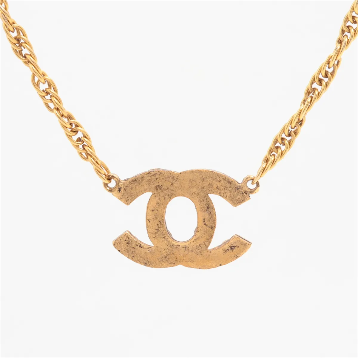 Cocomark Necklace GP x Rhinestone Gold — view 2