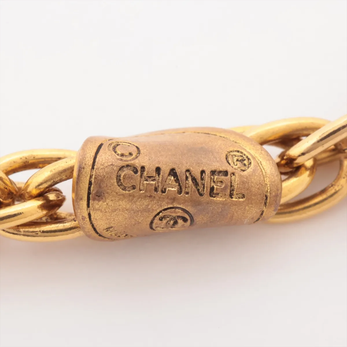 Cocomark Necklace GP x Rhinestone Gold — view 4
