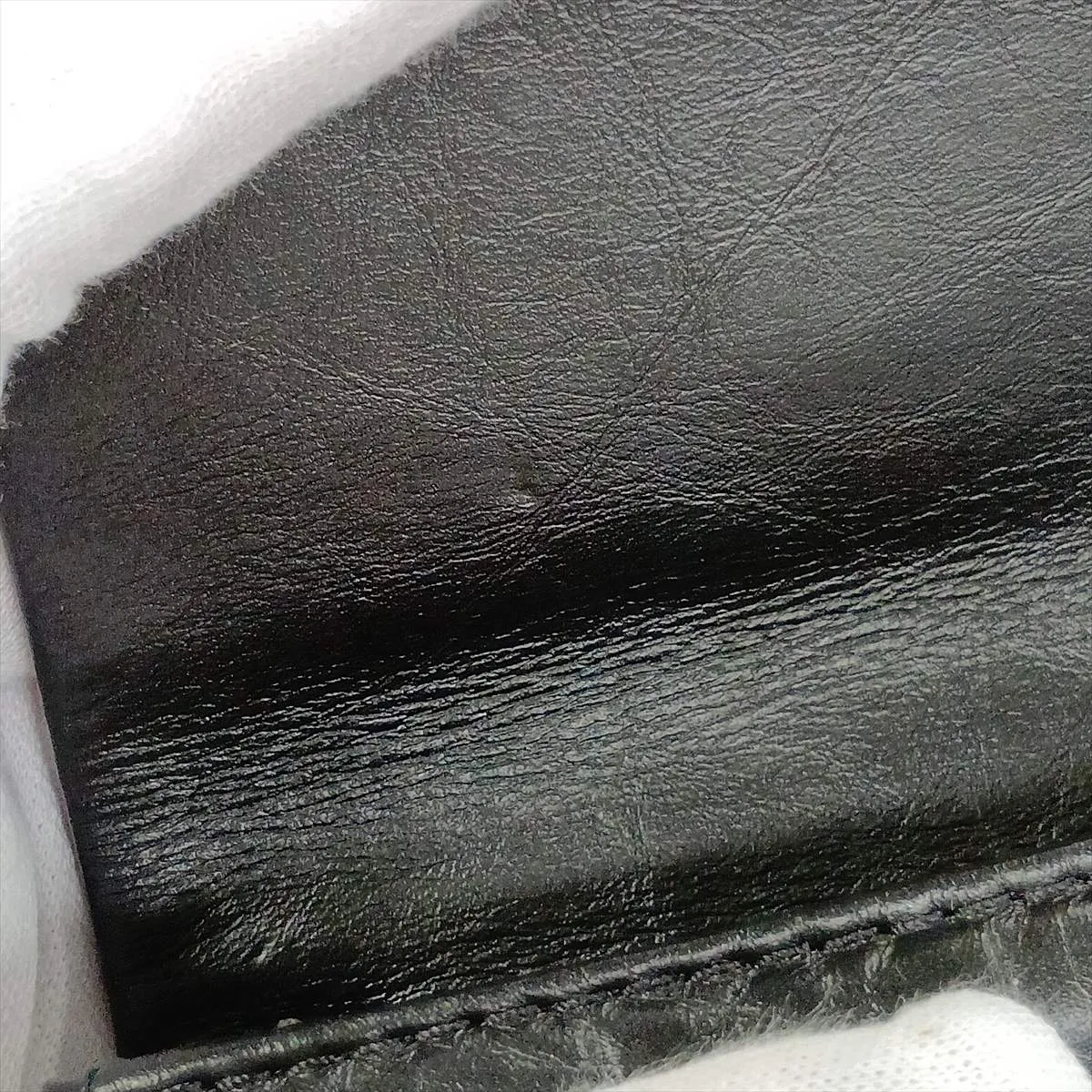 2.55 Vintage Calfskin Waist Pouch, Black with Gold Hardware, 27556983, Serial Number 27 — view 10