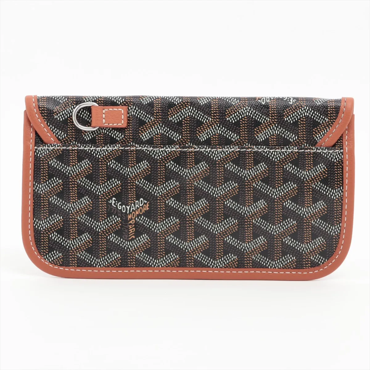Saint Louis PM PVC x Leather Pouch, Brown x Black (Pouch only) — view 2