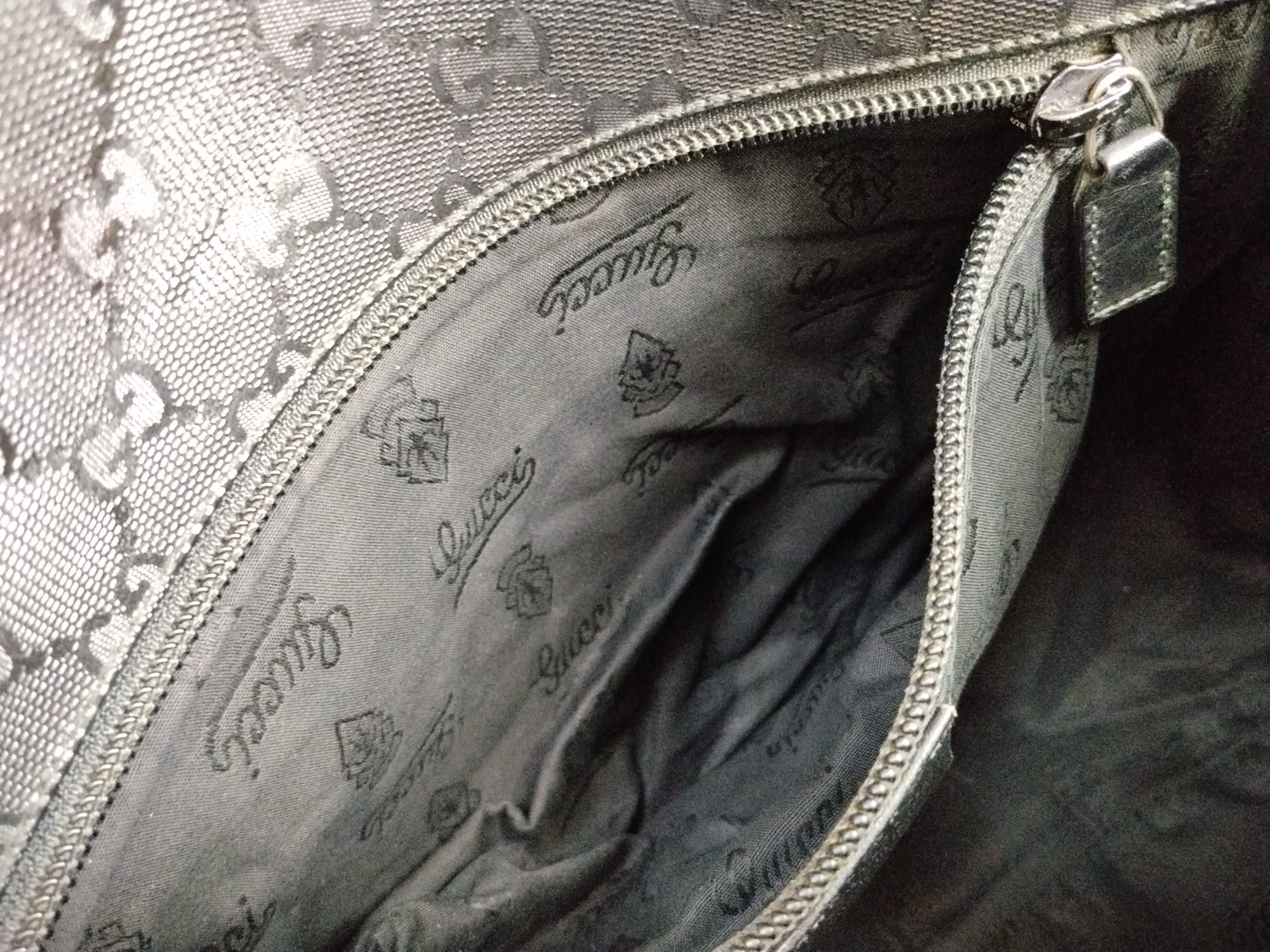 GG Supreme PVC x Leather Messenger Shoulder Bag — view 13