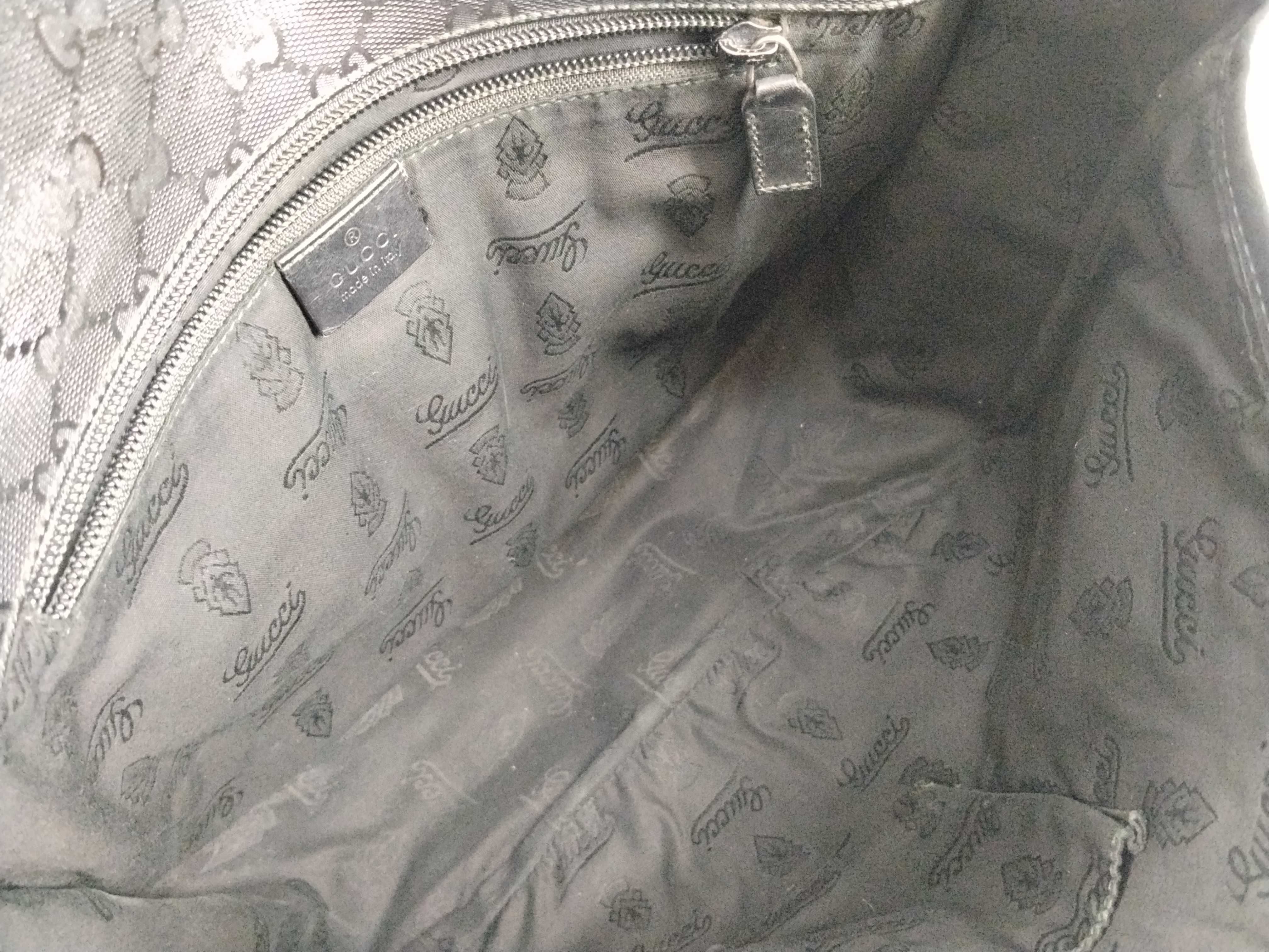 GG Supreme PVC x Leather Messenger Shoulder Bag — view 10