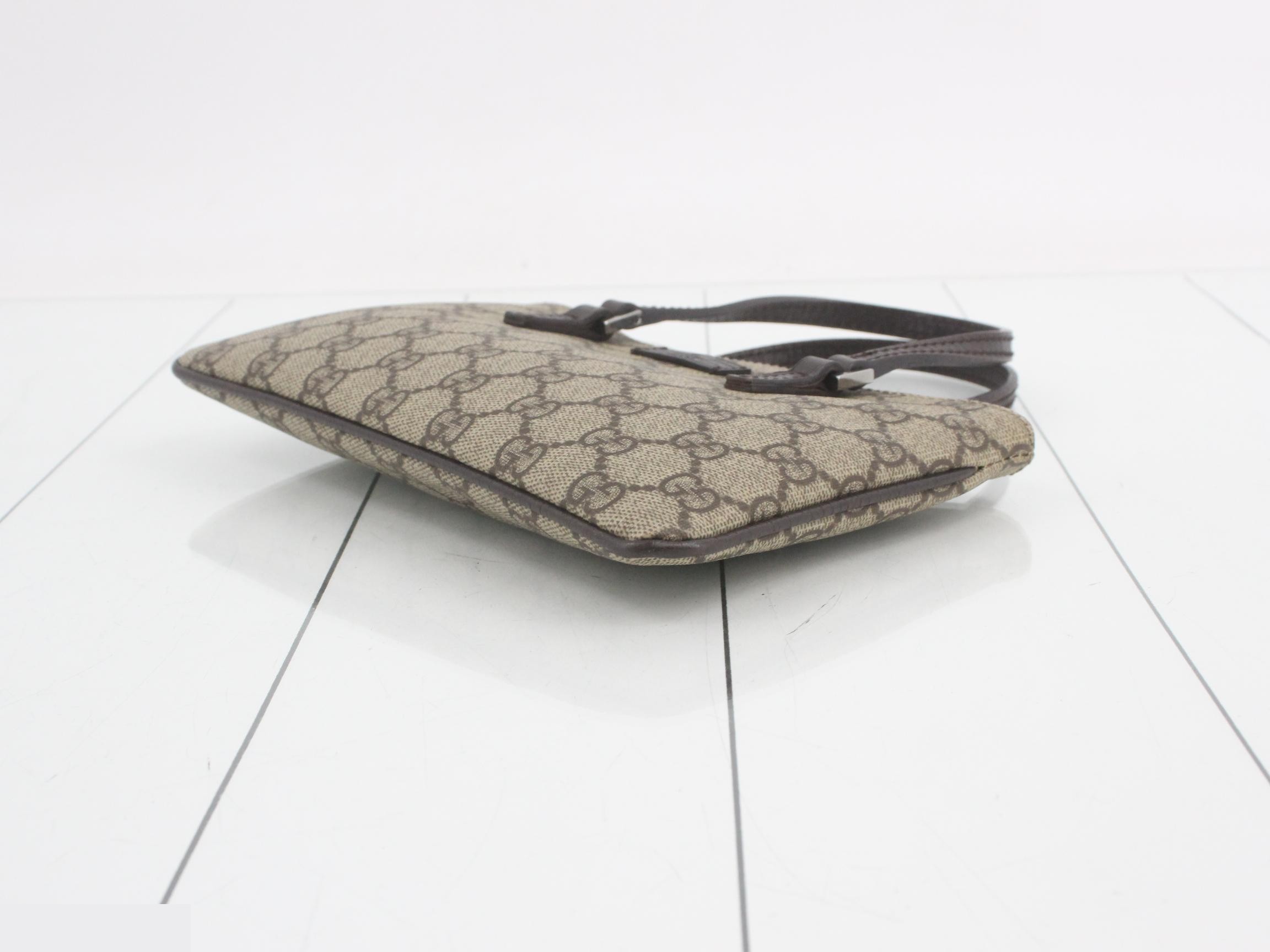 114599 GG Supreme Handbag, Leather, Beige — view 6