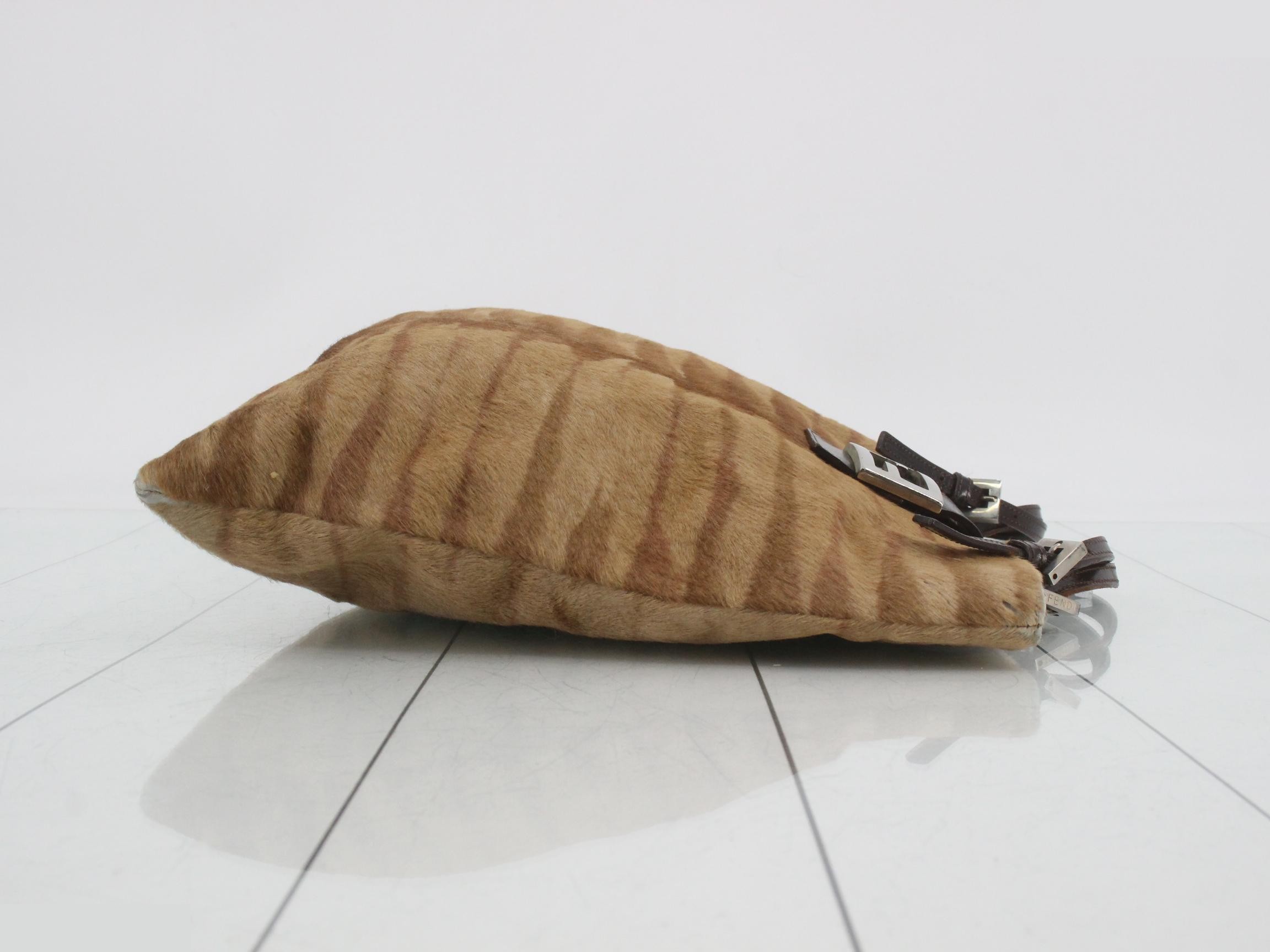 Mamma Baguette Calf Hair Shoulder Bag — view 3