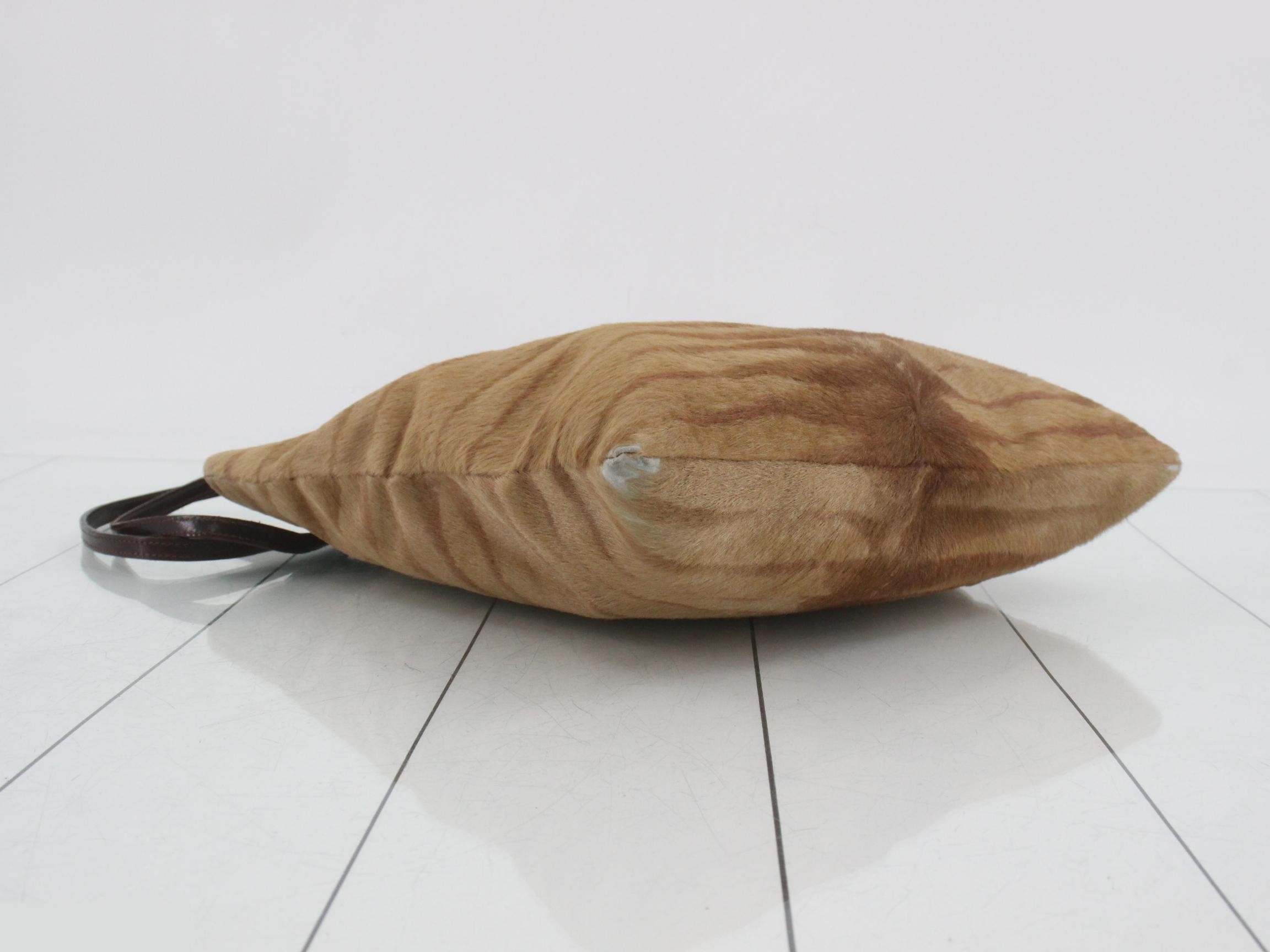 Mamma Baguette Calf Hair Shoulder Bag — view 5