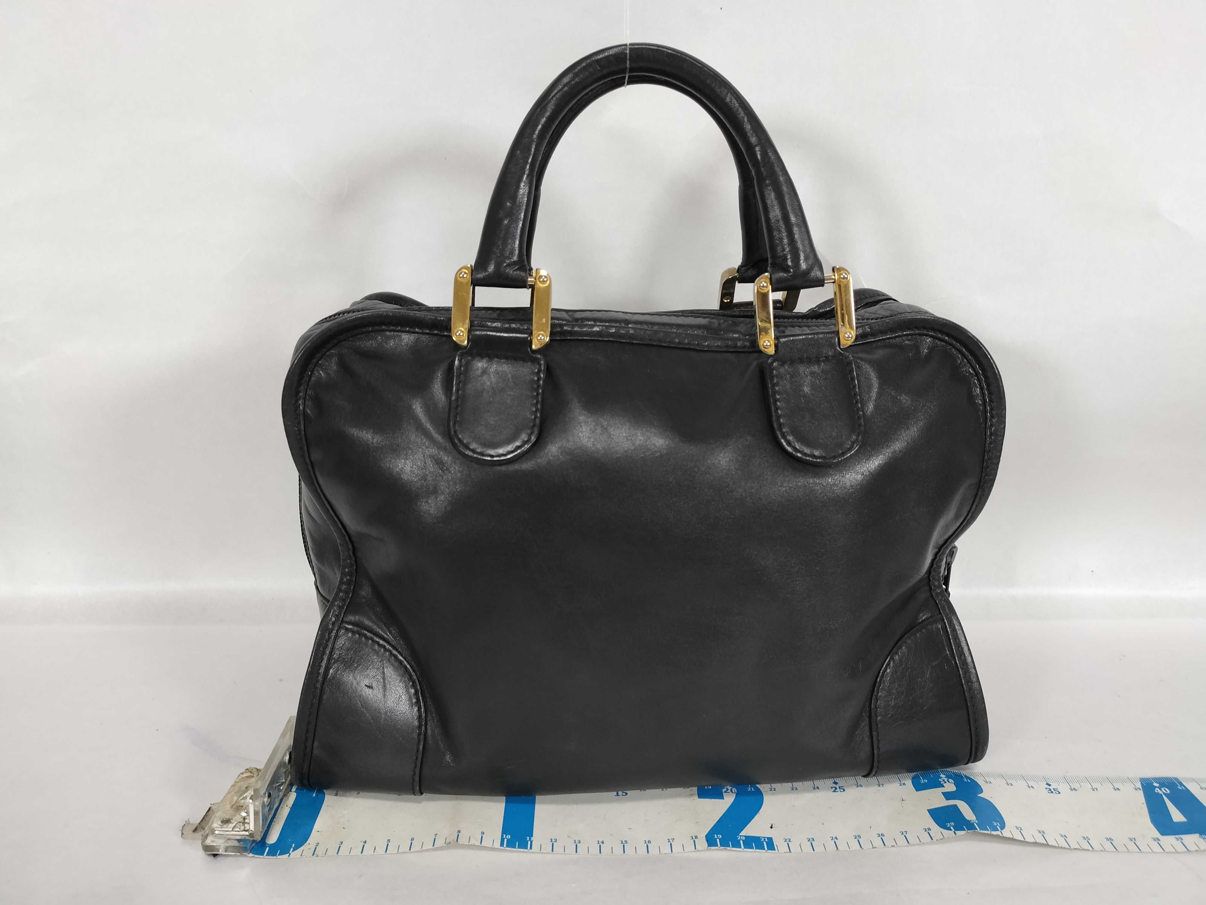 Amazona Leather Black Handbag — view 2