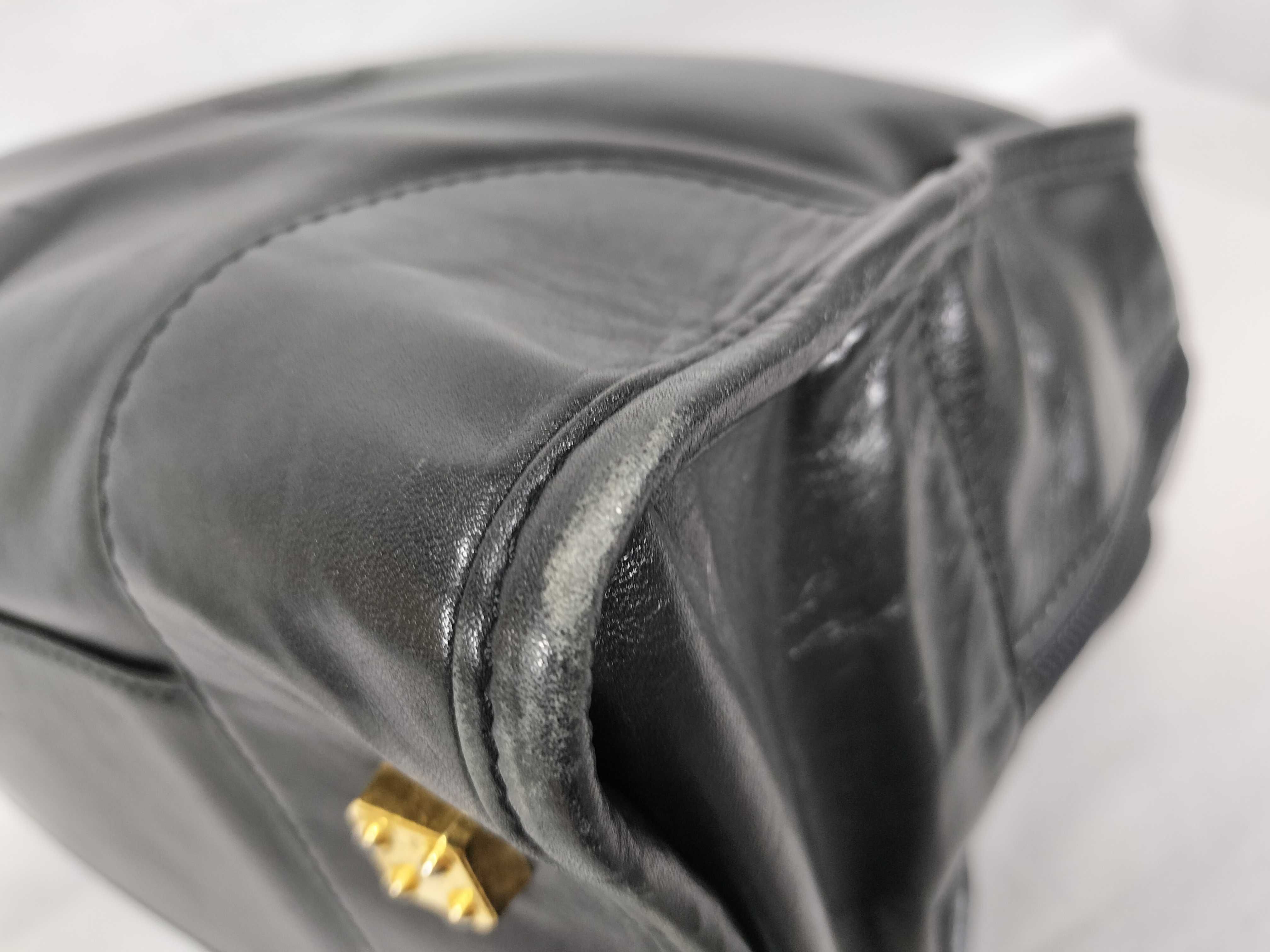 Amazona Leather Black Handbag — view 6