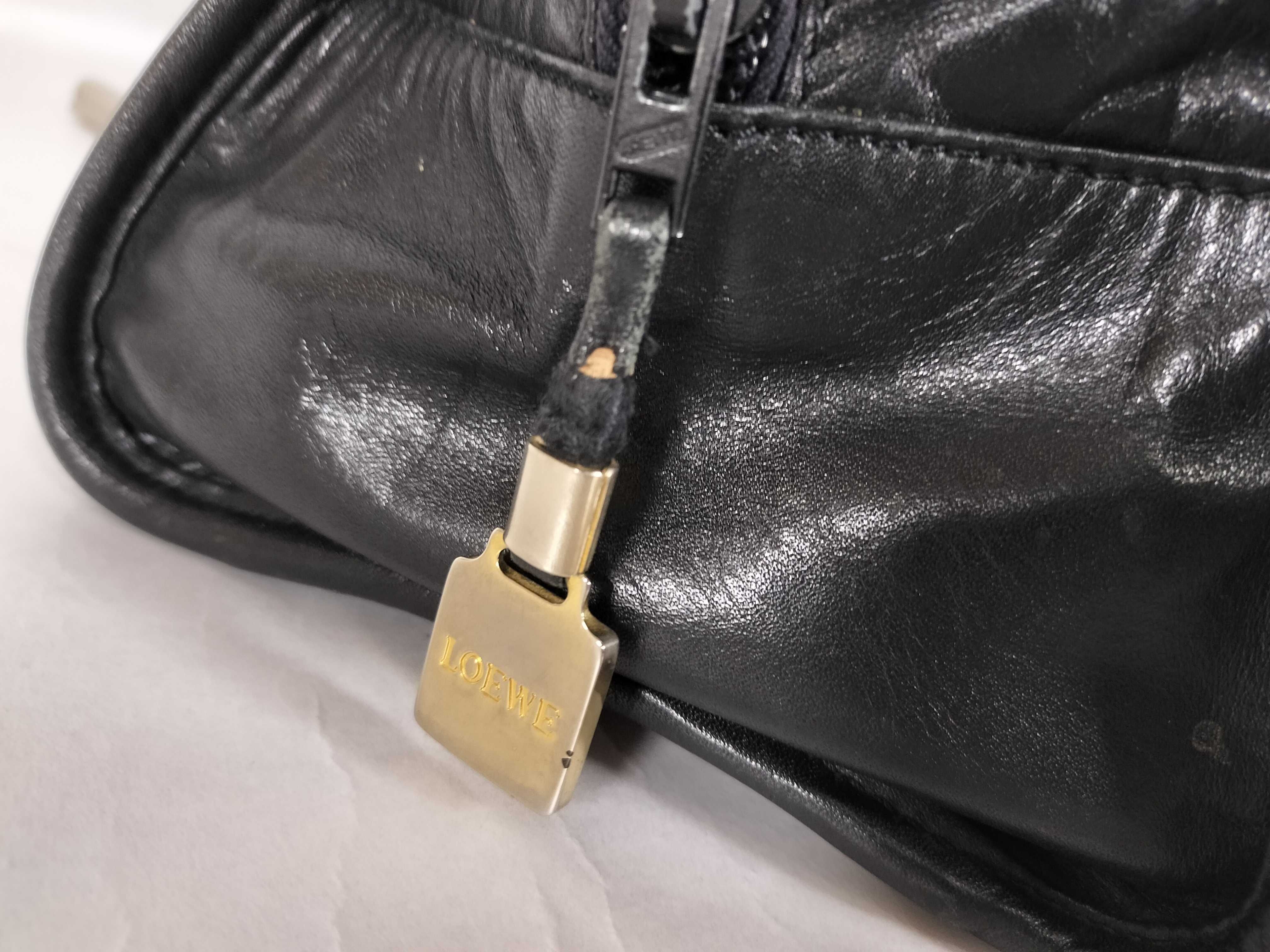 Amazona Leather Black Handbag — view 8