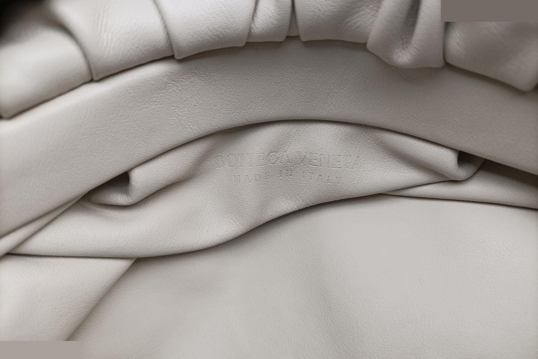 The Chain Pouch, Lambskin, White — view 7
