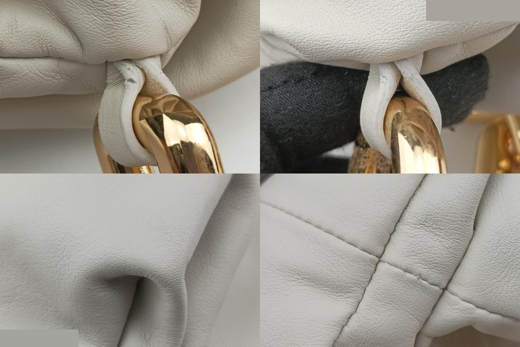 The Chain Pouch, Lambskin, White — view 9