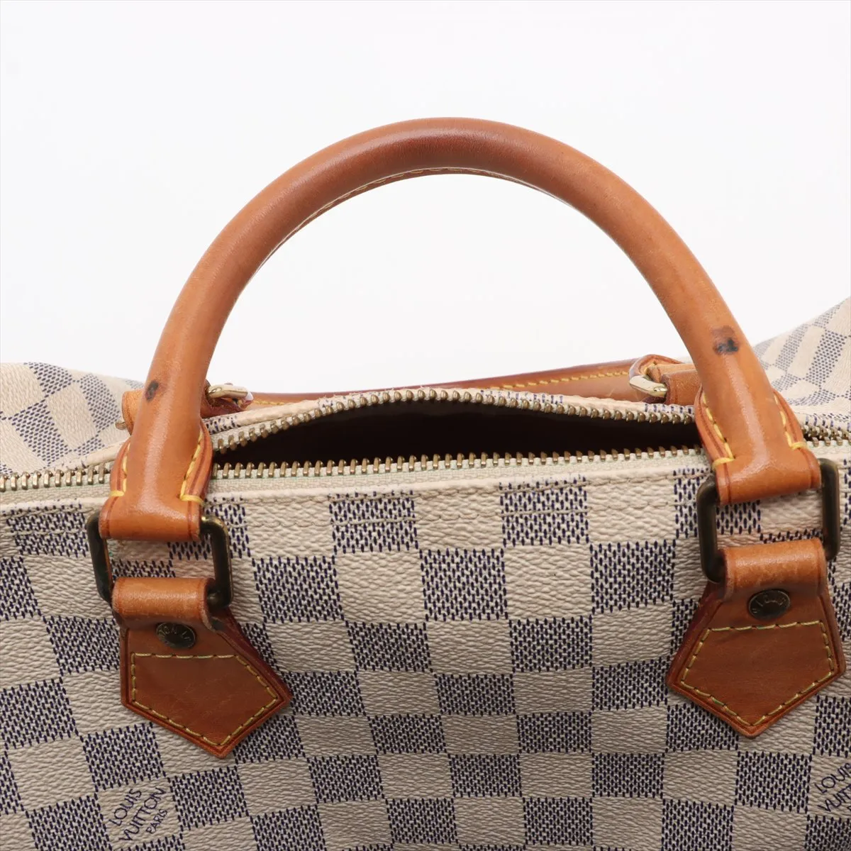 Damier Azure Speedy 30 N41533 DU2018 White — view 11