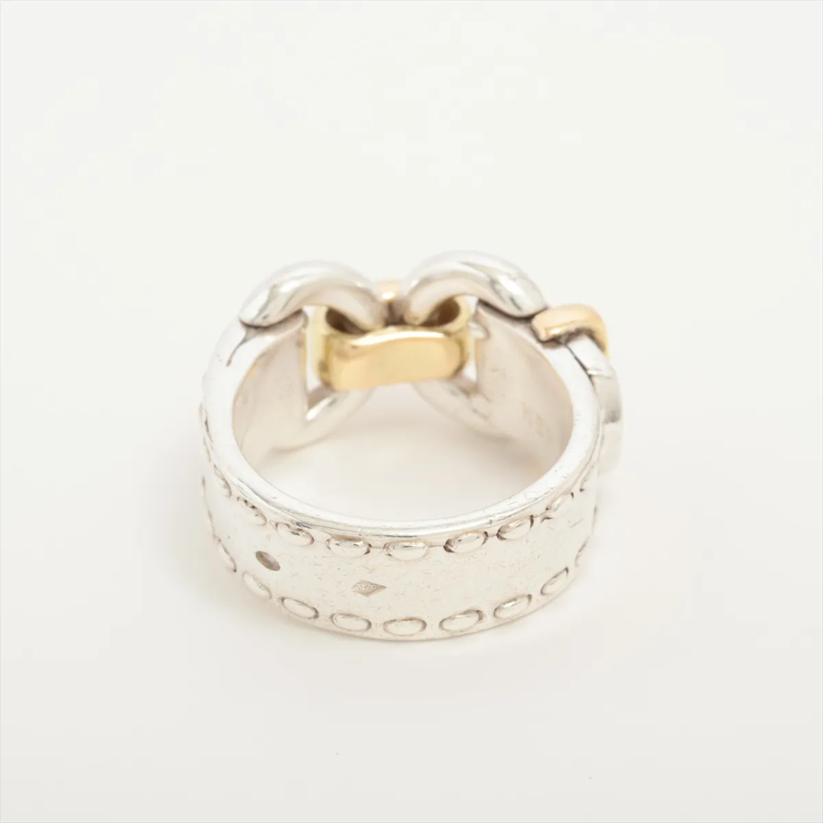 Montevideo Ring 51 925×750 8.5g Silver×Gold Damage — view 2
