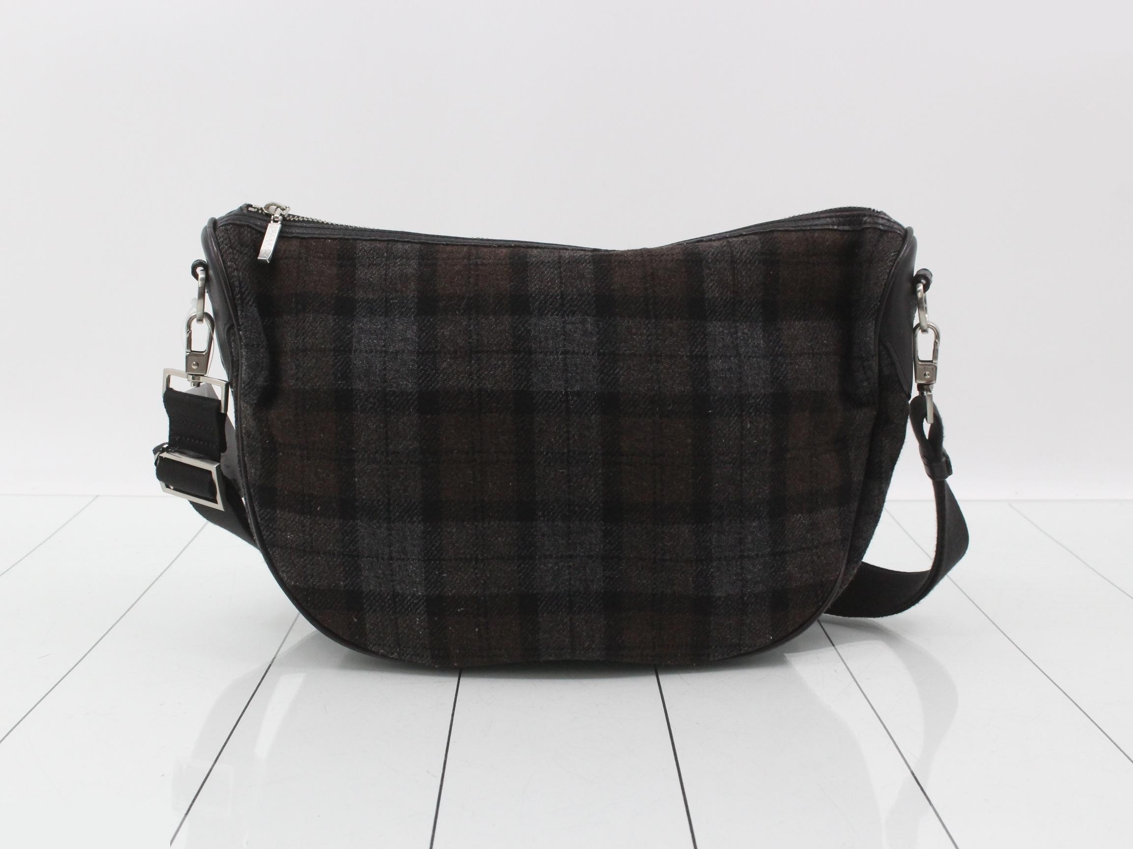 Black Label Shoulder Bag - Check — view 2