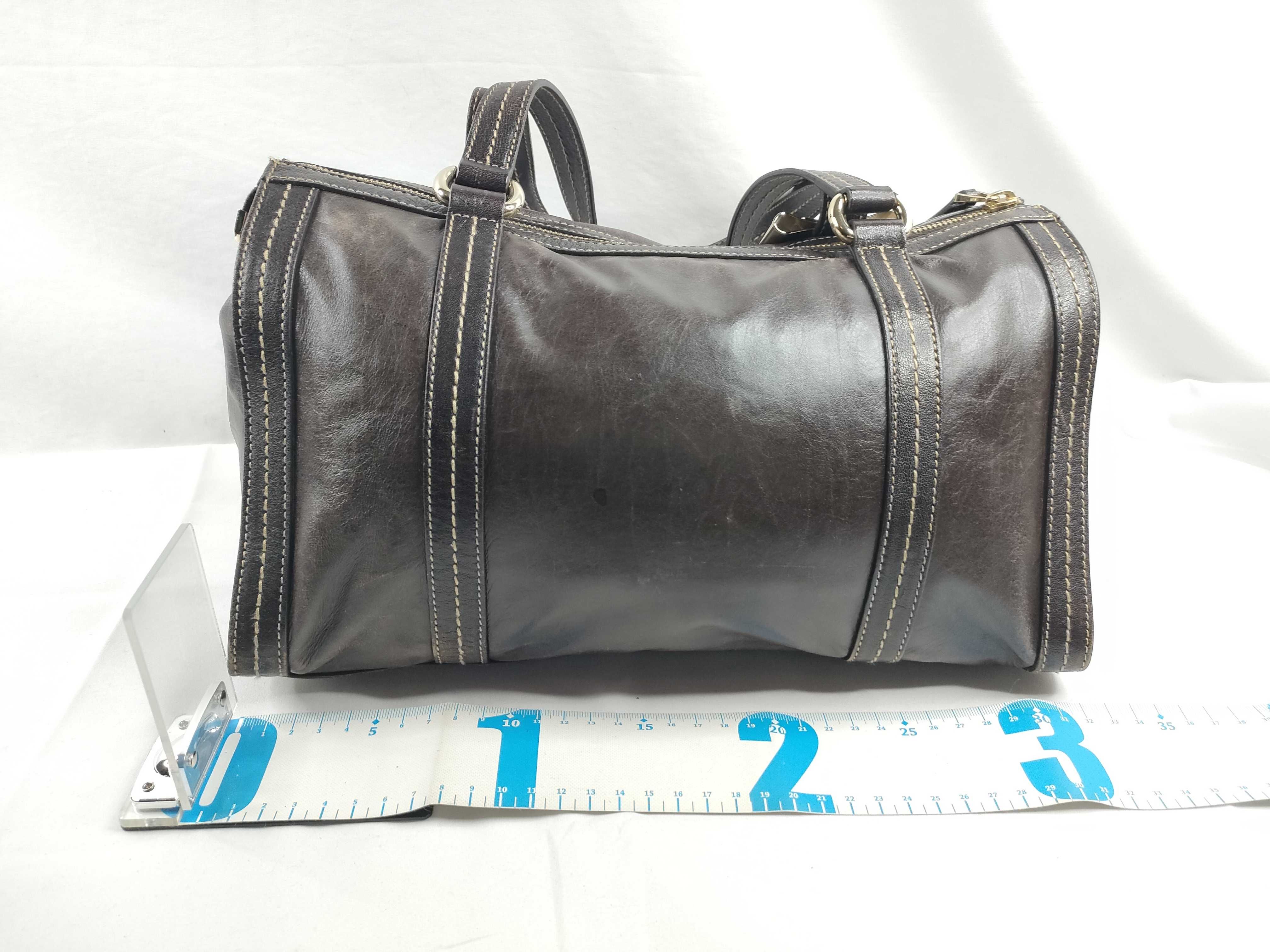 Ribbon All-Leather Mini Boston Bag Shoulder Bag — view 2