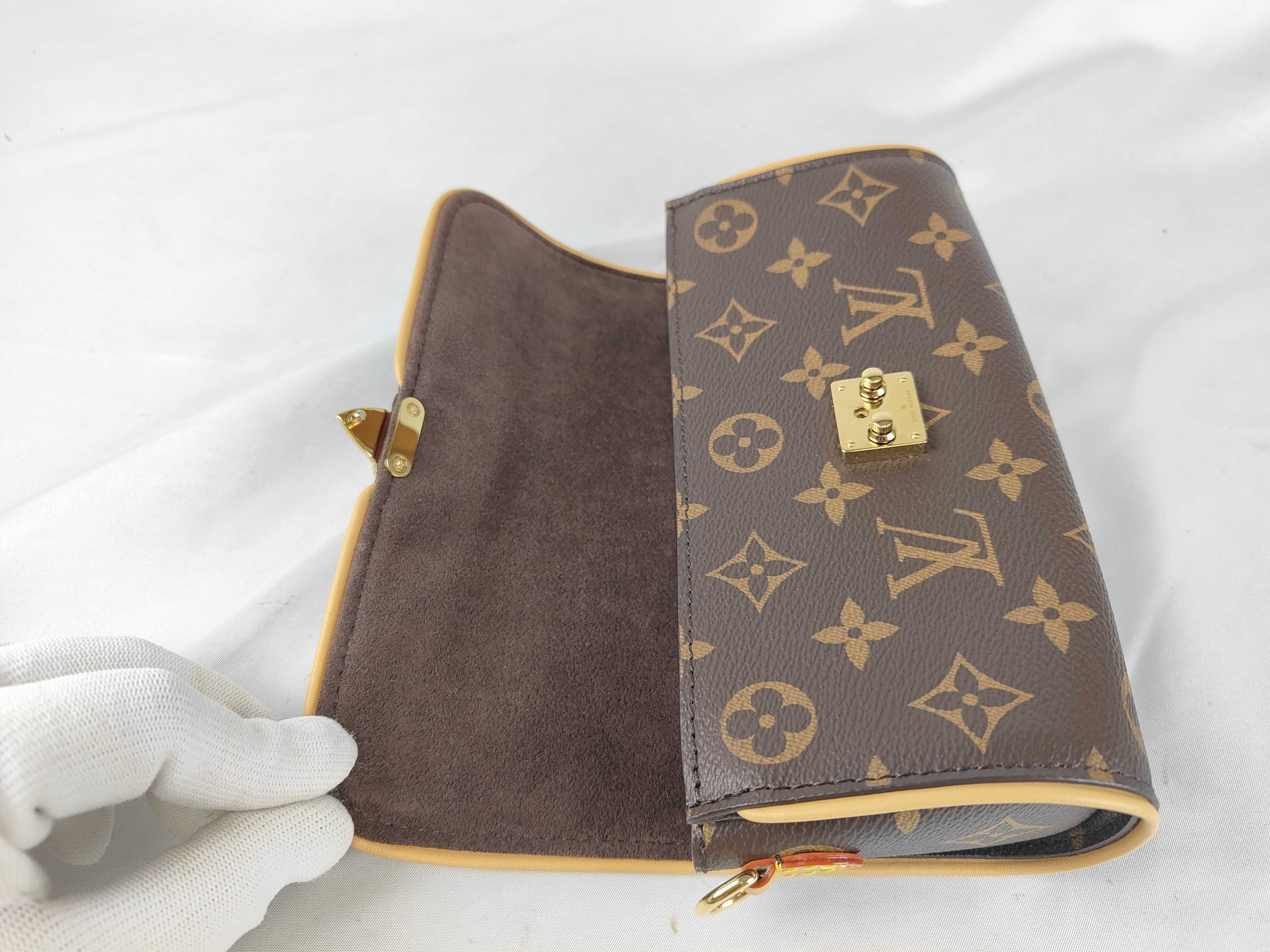 Monogram Louis Vuitton Pochette Camille M13566 RFID Shoulder Bag — view 6