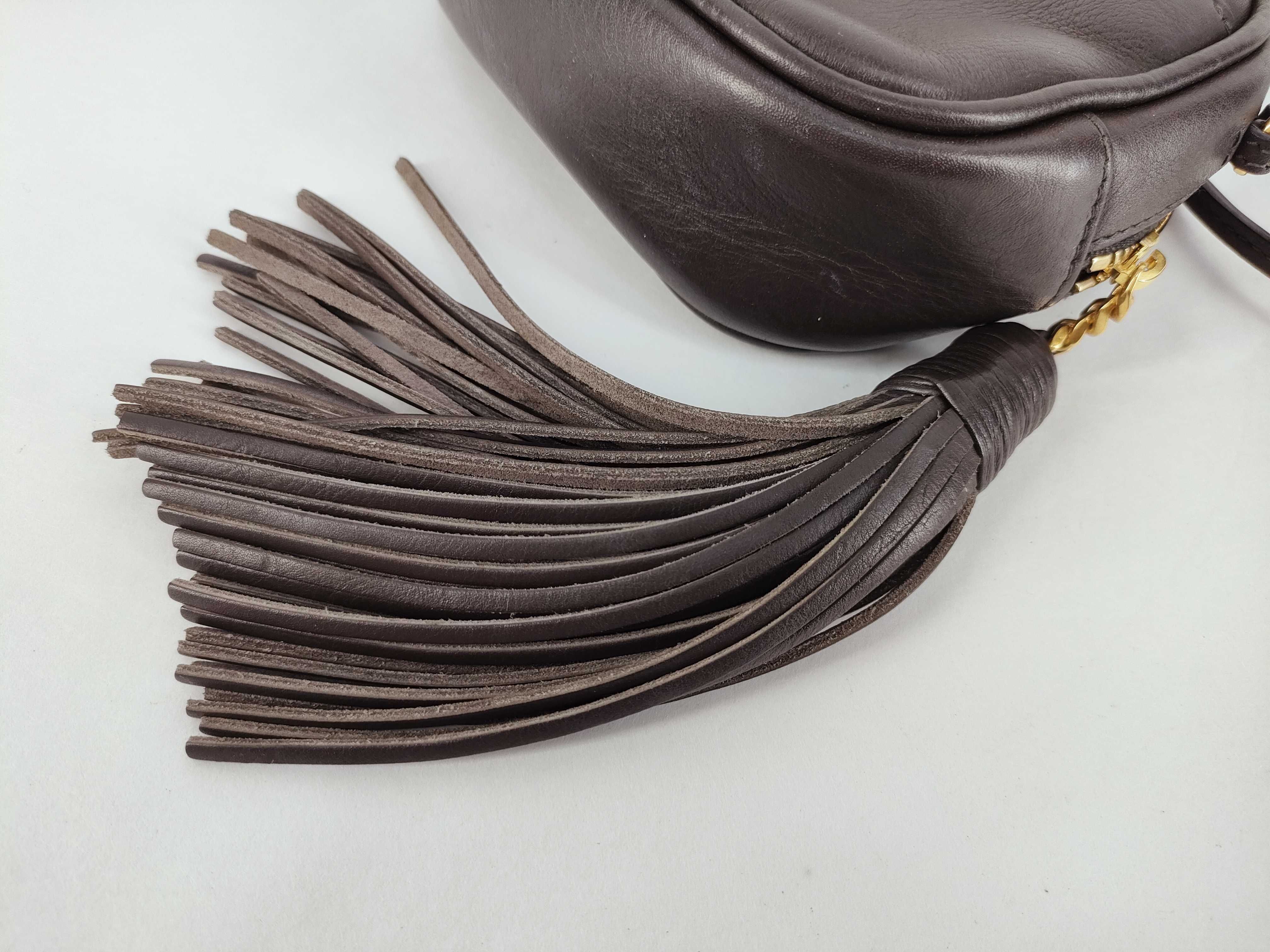 Paris Blogger Leather Shoulder Bag Brown 425317 Shoulder Bag — view 6