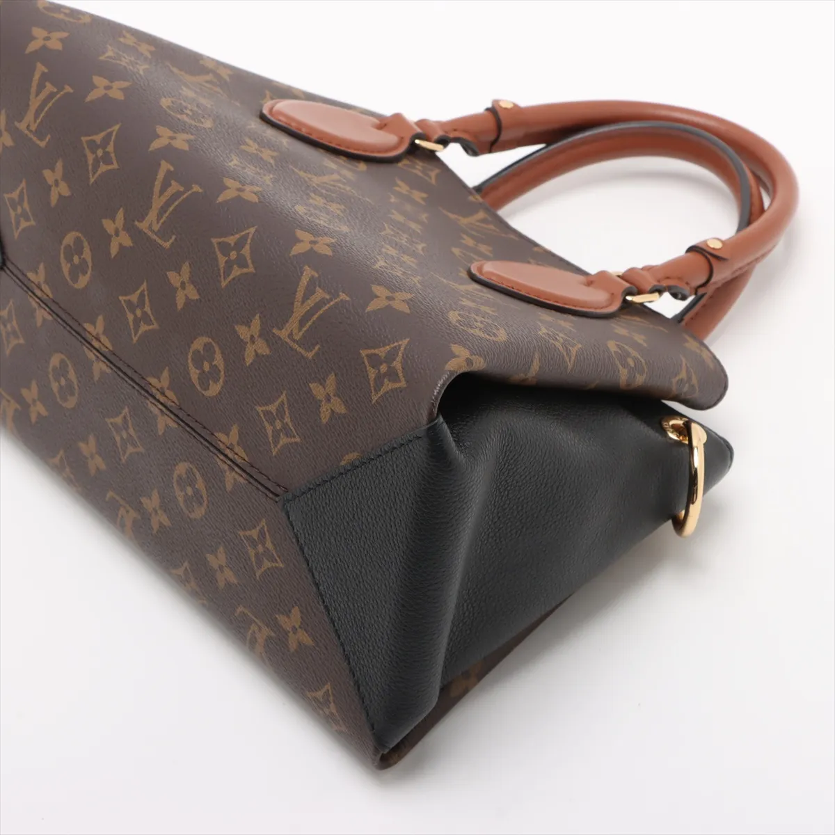Monogram x Leather Vendome BB M46507 Brown x Black RFID reaction available — view 3