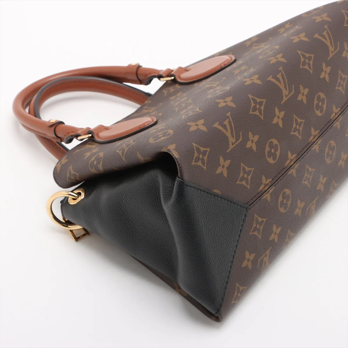 Monogram x Leather Vendome BB M46507 Brown x Black RFID reaction available — view 4