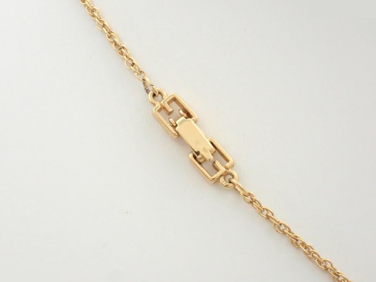 Gold necklace, chain approximately 42cm — view 2