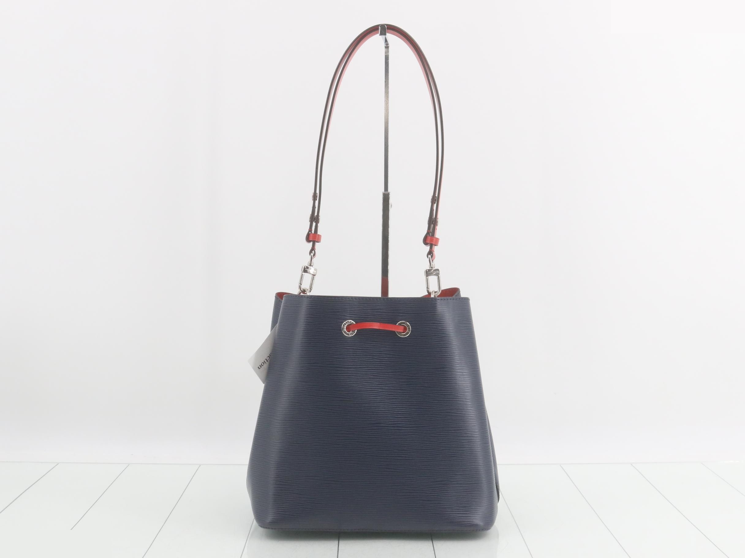 Epi NeoNoe Indigo Blue 2-Way Shoulder Bag — view 2