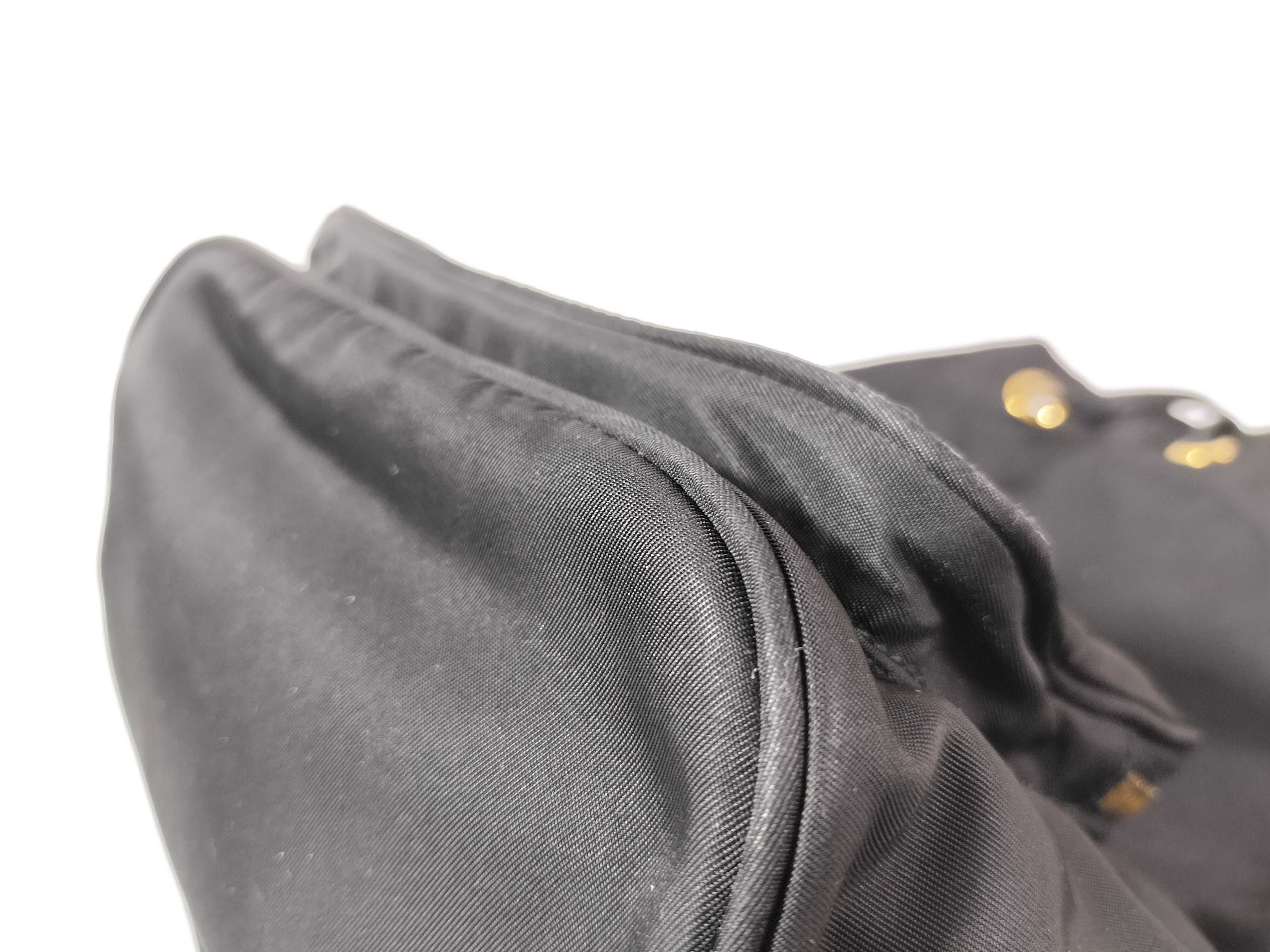 BAG NYLON BUCKET DRAWSTRING BLACK Shoulder Bag — view 7
