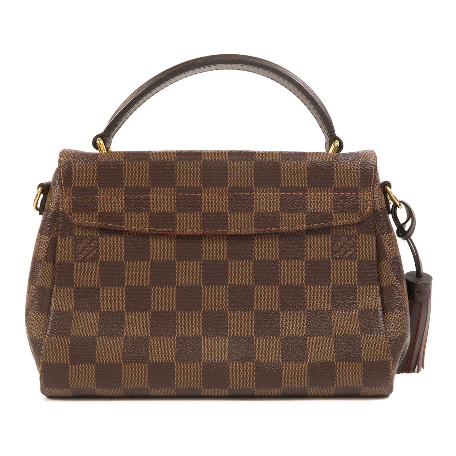 Damier Croisette Handmade Shoulder Bag Ebene Brown 2way Shoulder Bag N 53000 — view 2