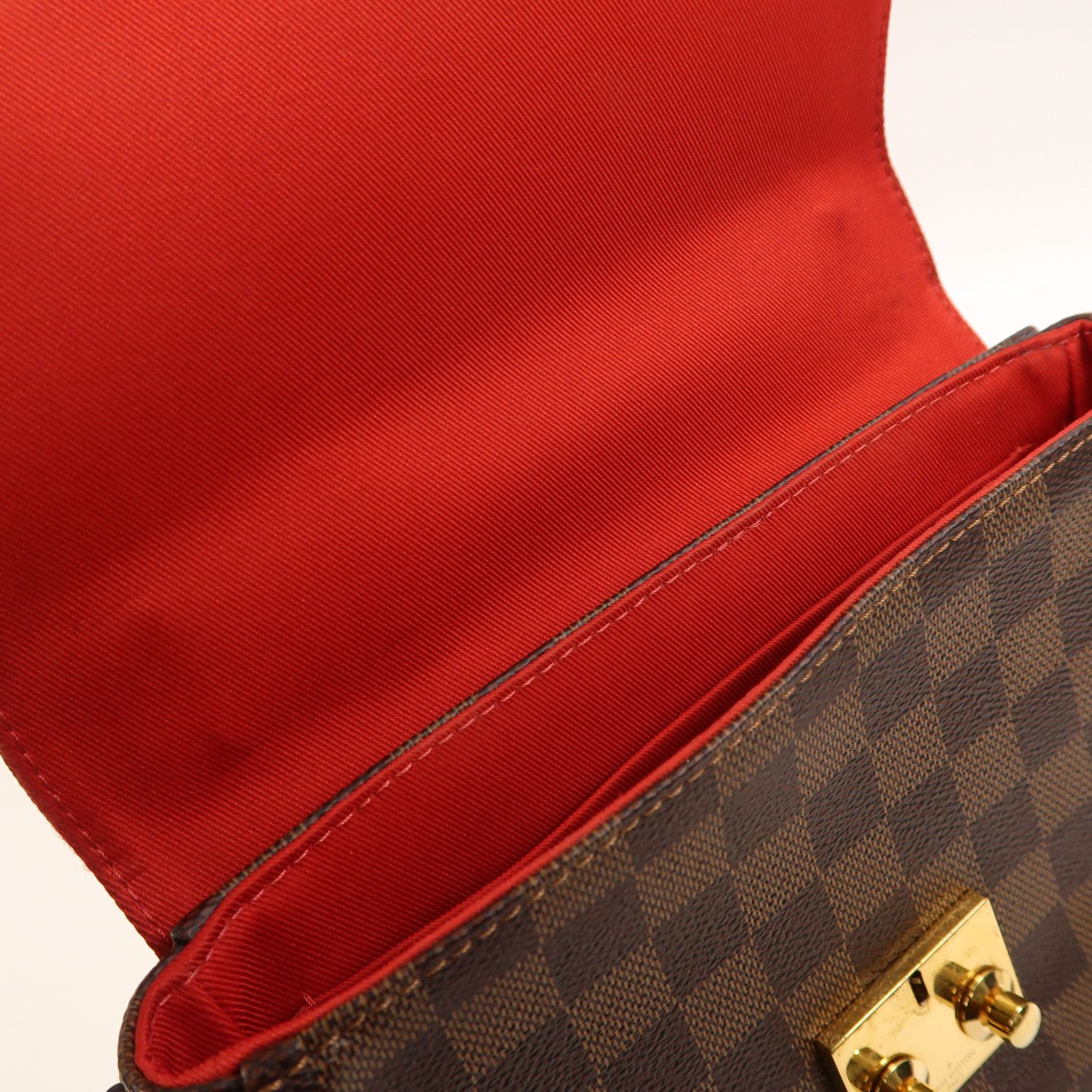 Damier Croisette Handmade Shoulder Bag Ebene Brown 2way Shoulder Bag N 53000 — view 15