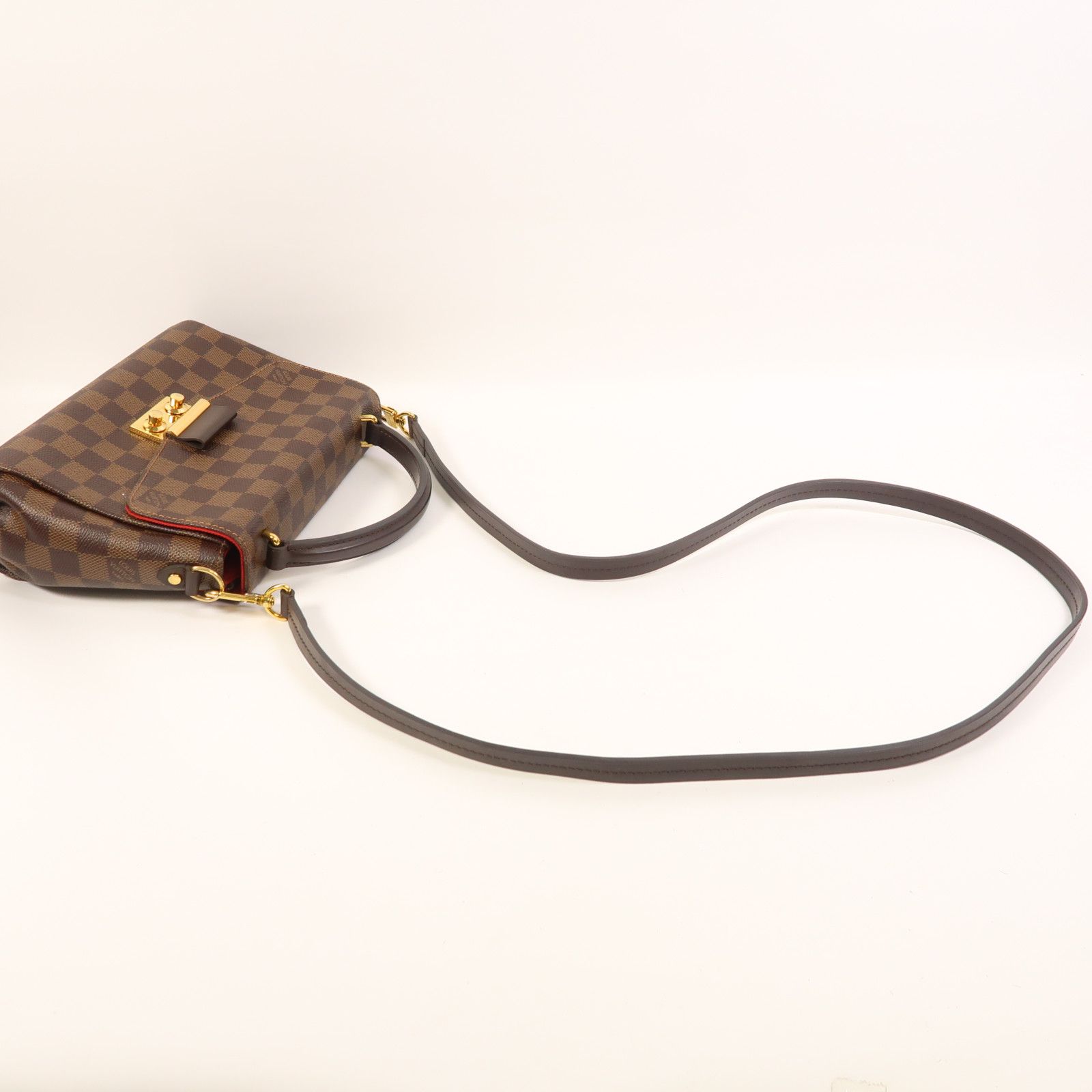 Damier Croisette Handmade Shoulder Bag Ebene Brown 2way Shoulder Bag N 53000 — view 8