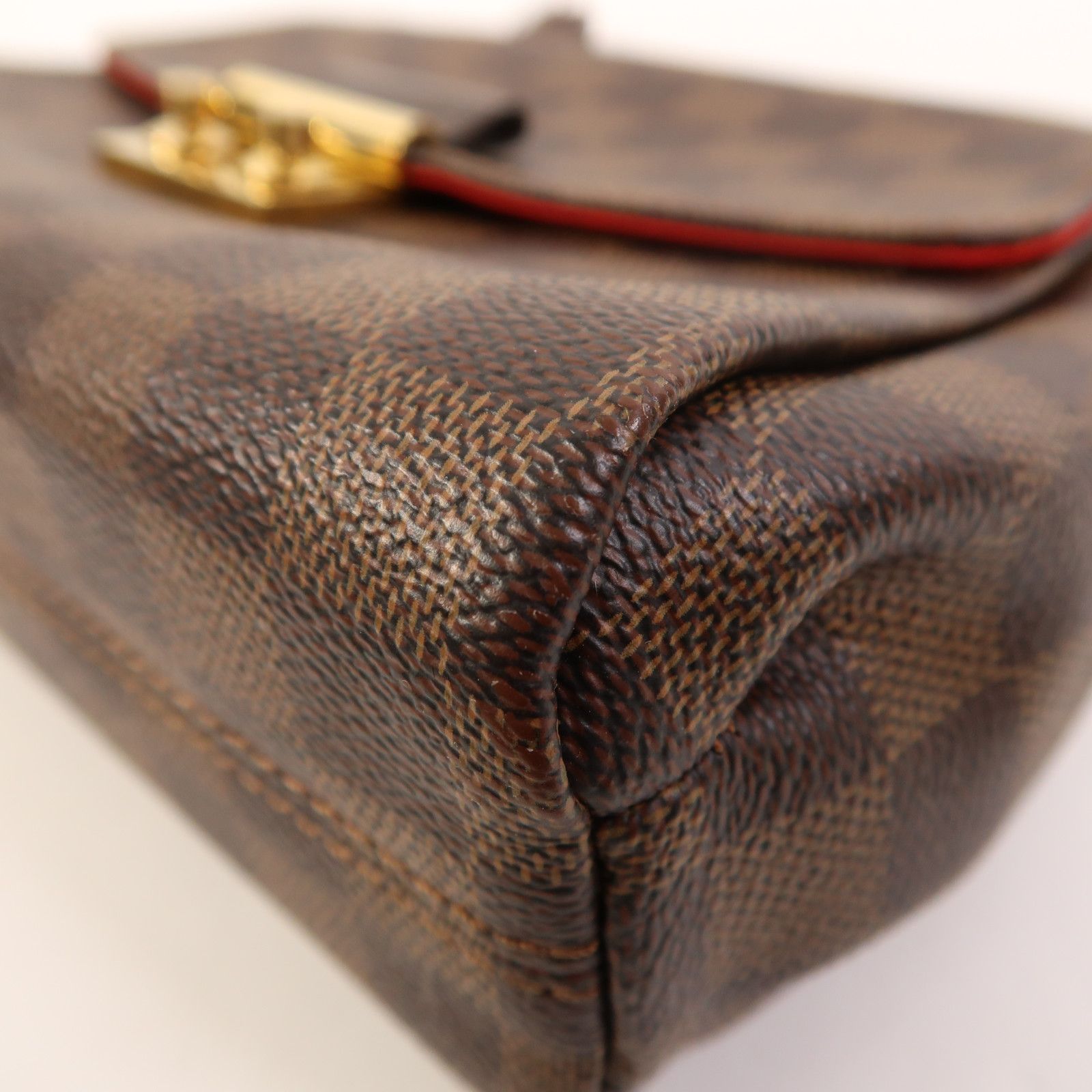 Damier Croisette Handmade Shoulder Bag Ebene Brown 2way Shoulder Bag N 53000 — view 10