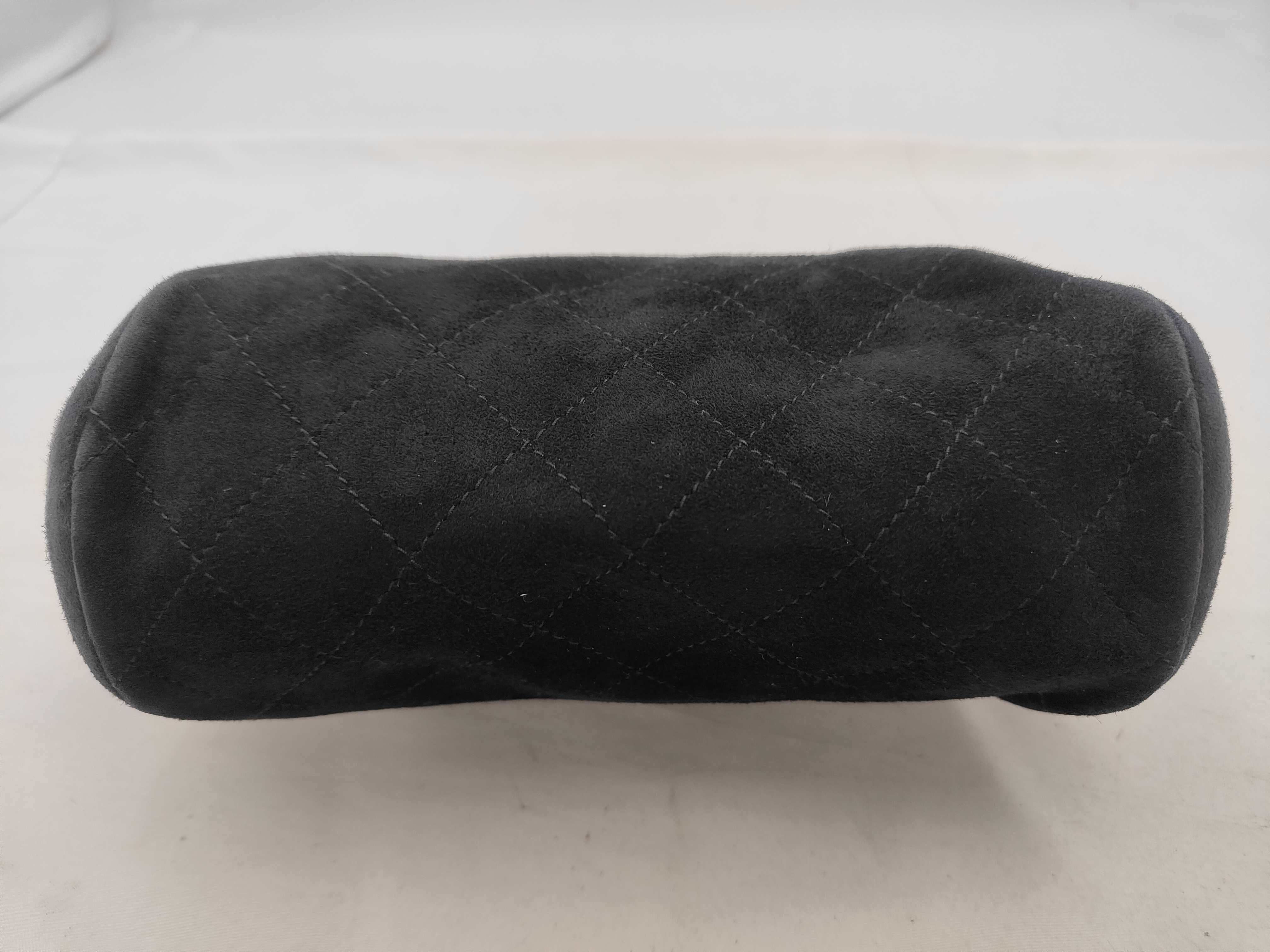 coin purse suede black clutch bag — view 4