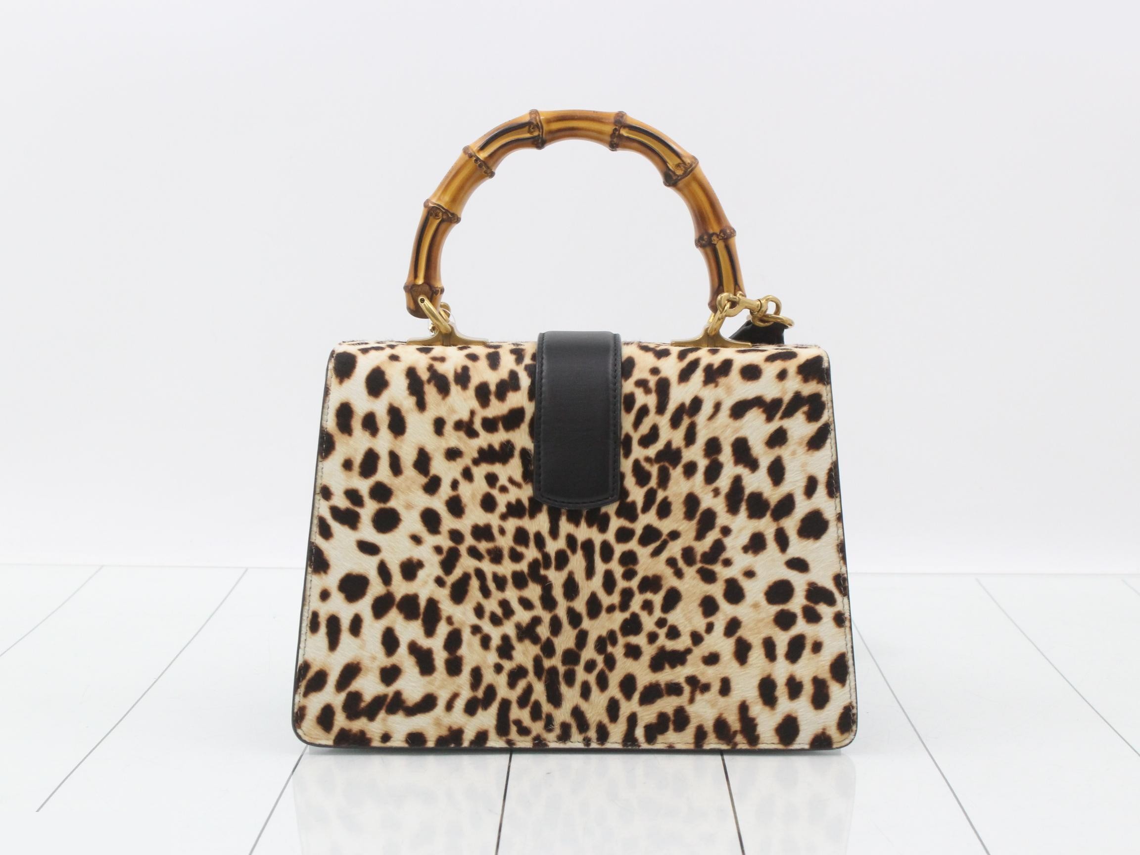 Dionysus Calf Hair Leopard Print 2-Way Shoulder Bag — view 2
