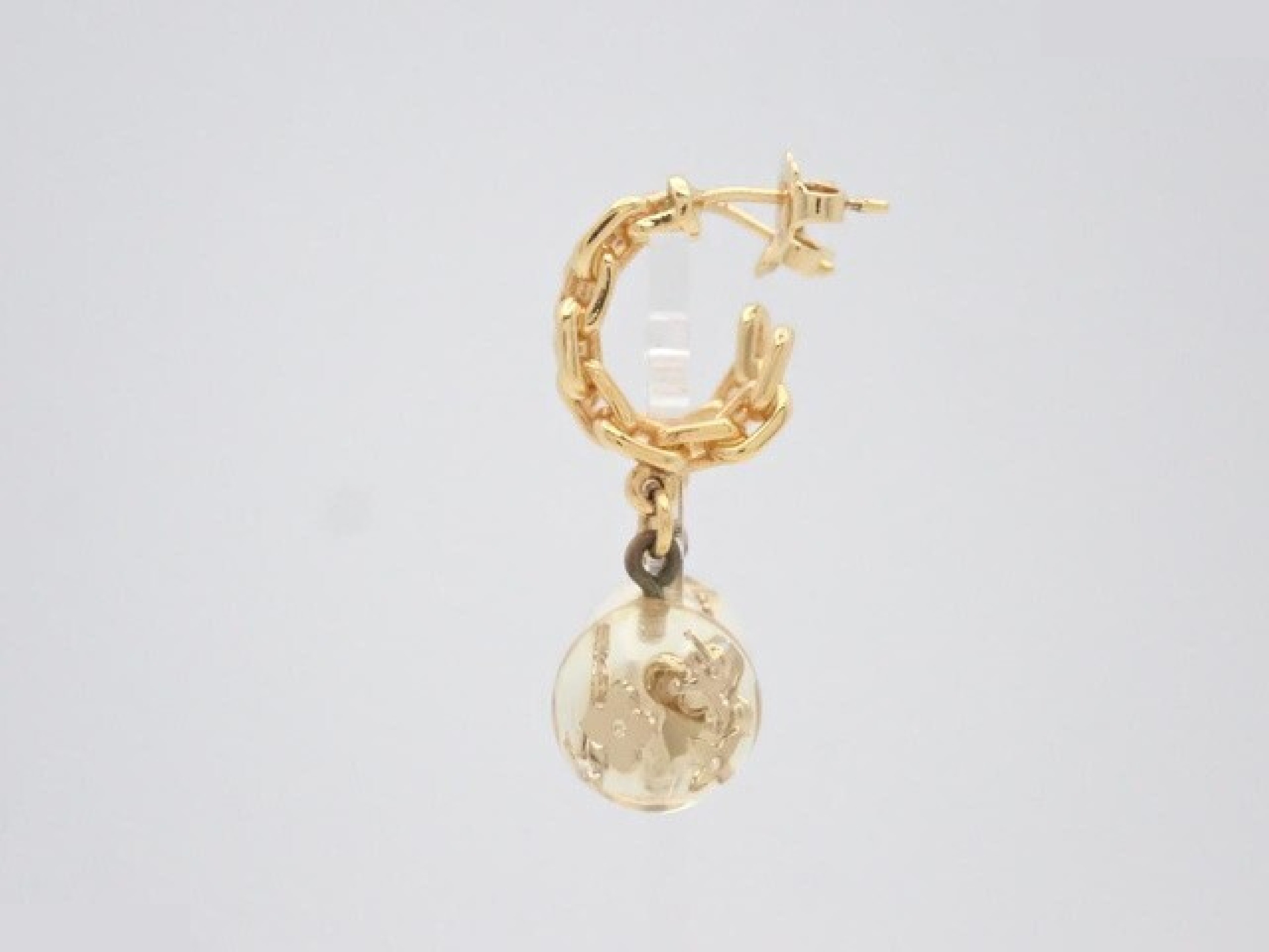 Inclusion Earrings, Gold — view 3