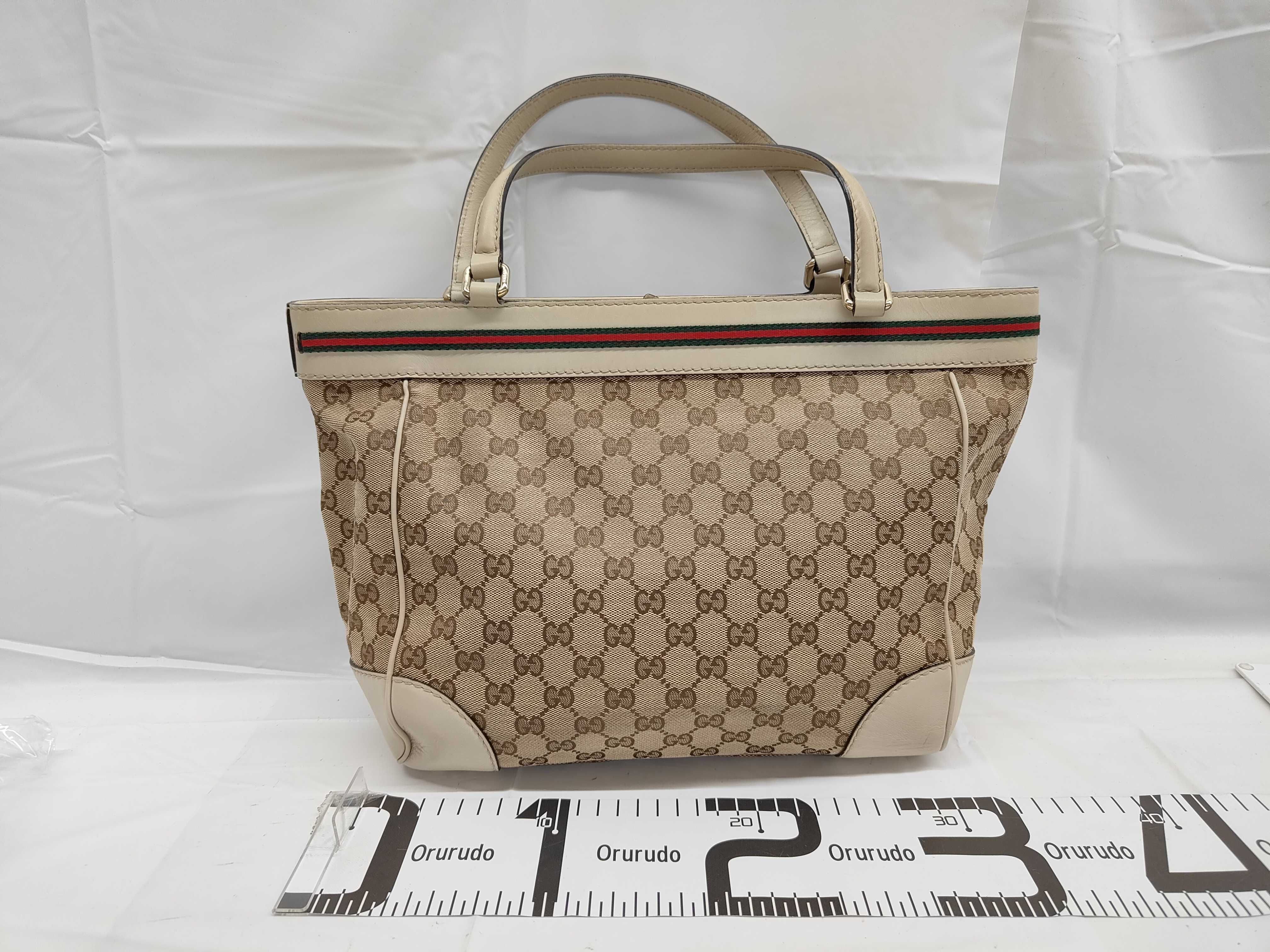 GG Mayfair GG Canvas Leather-Trimmed Tote Bag — view 2