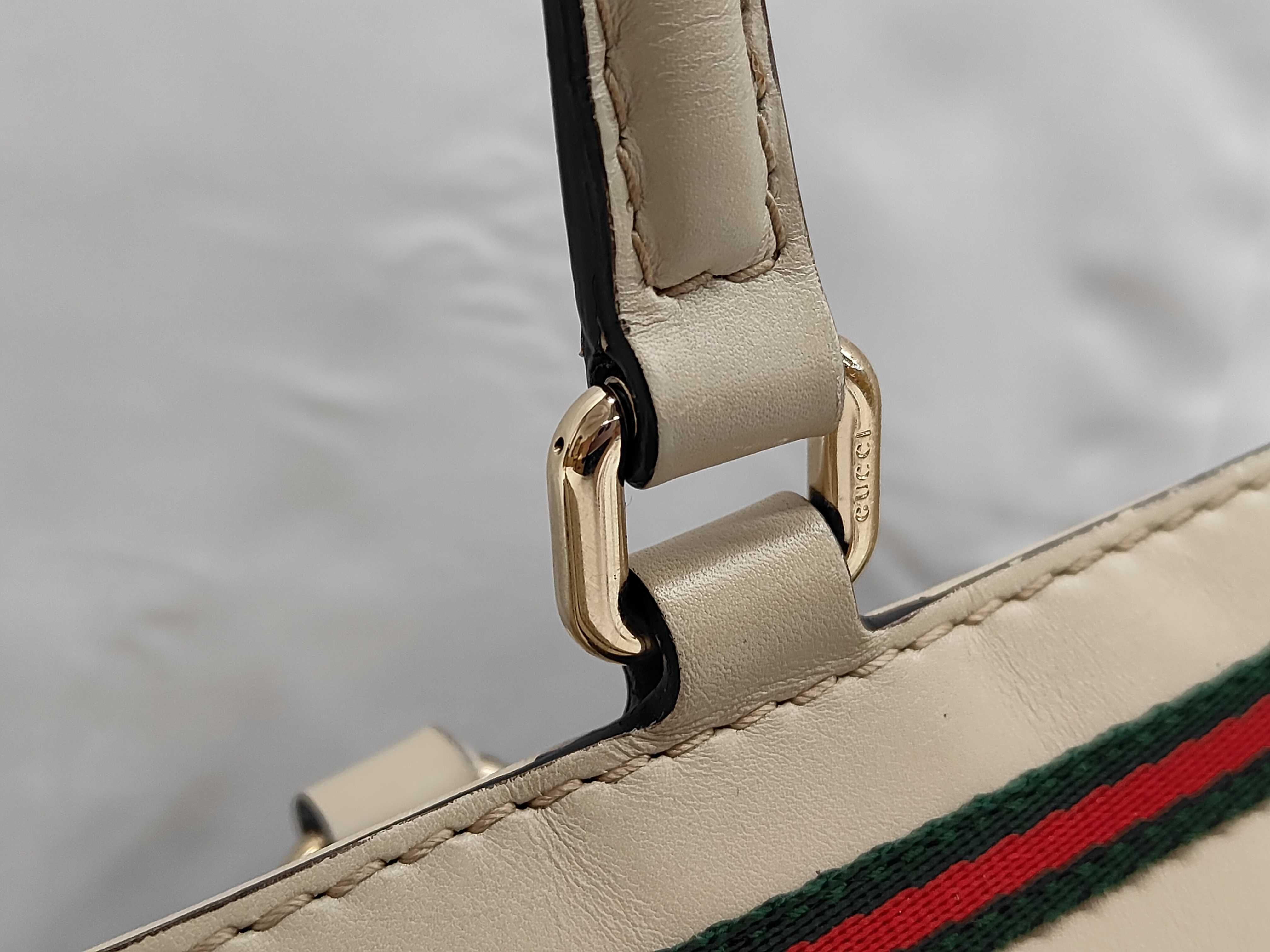 GG Mayfair GG Canvas Leather-Trimmed Tote Bag — view 4