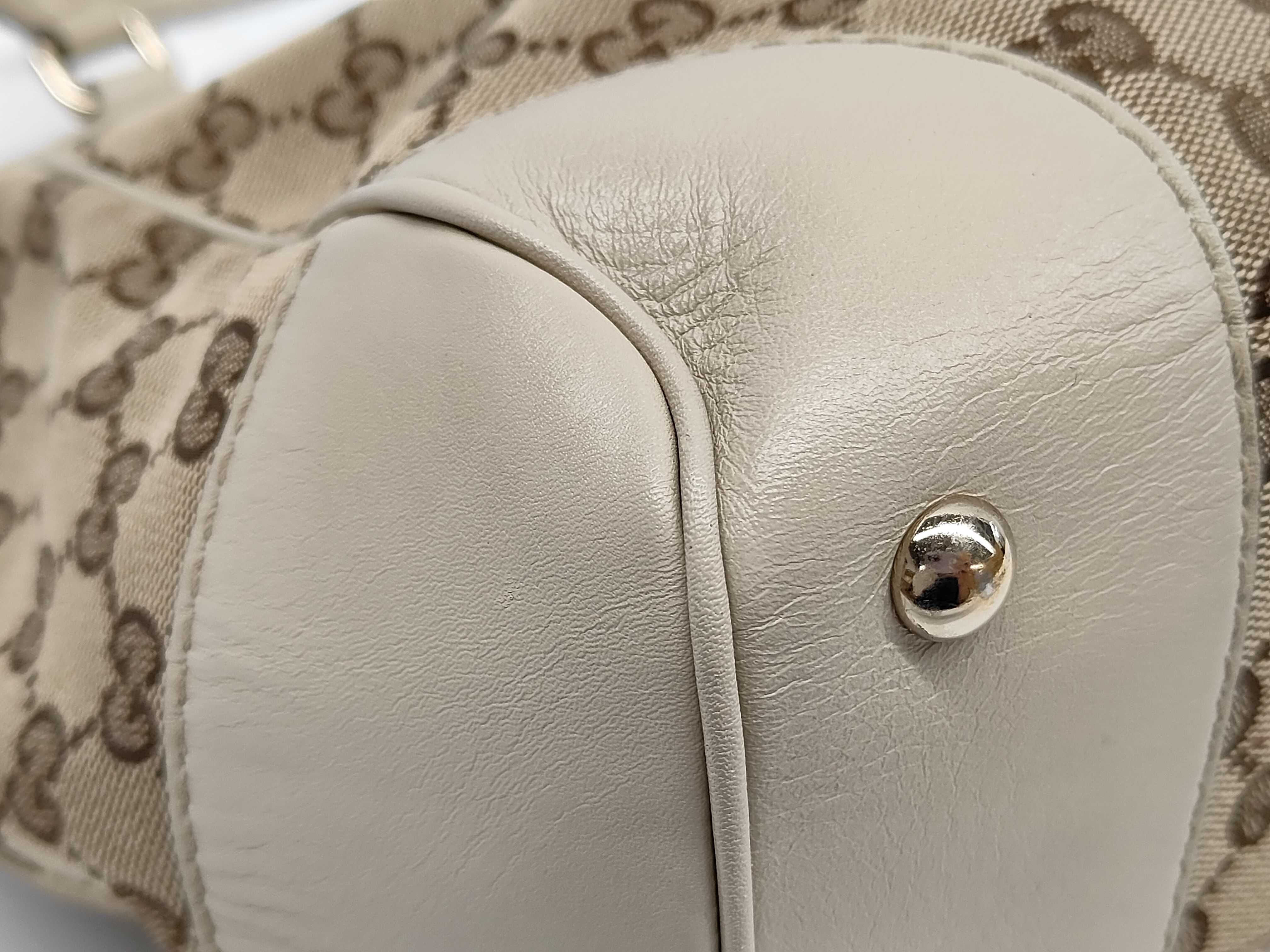 GG Mayfair GG Canvas Leather-Trimmed Tote Bag — view 5