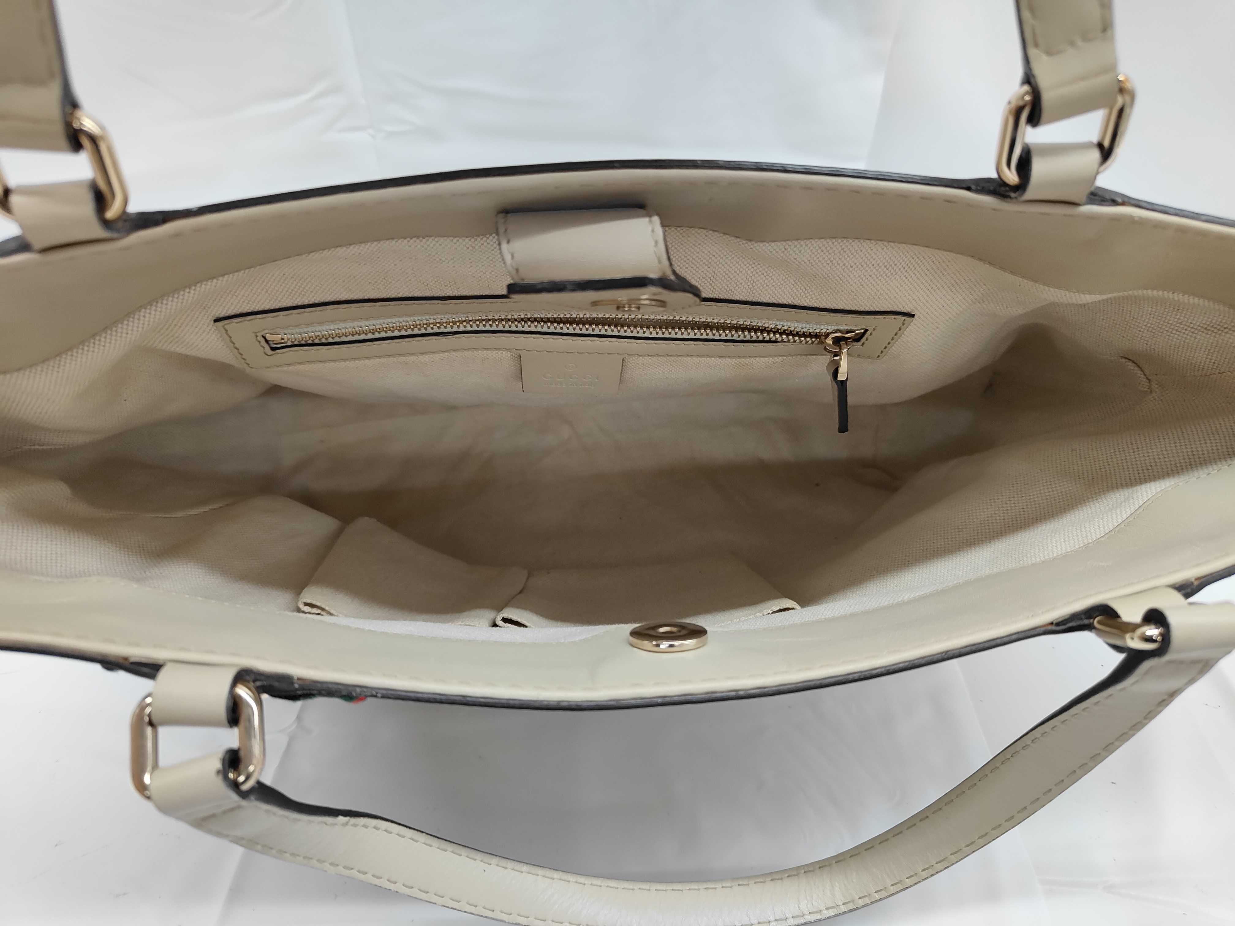 GG Mayfair GG Canvas Leather-Trimmed Tote Bag — view 6