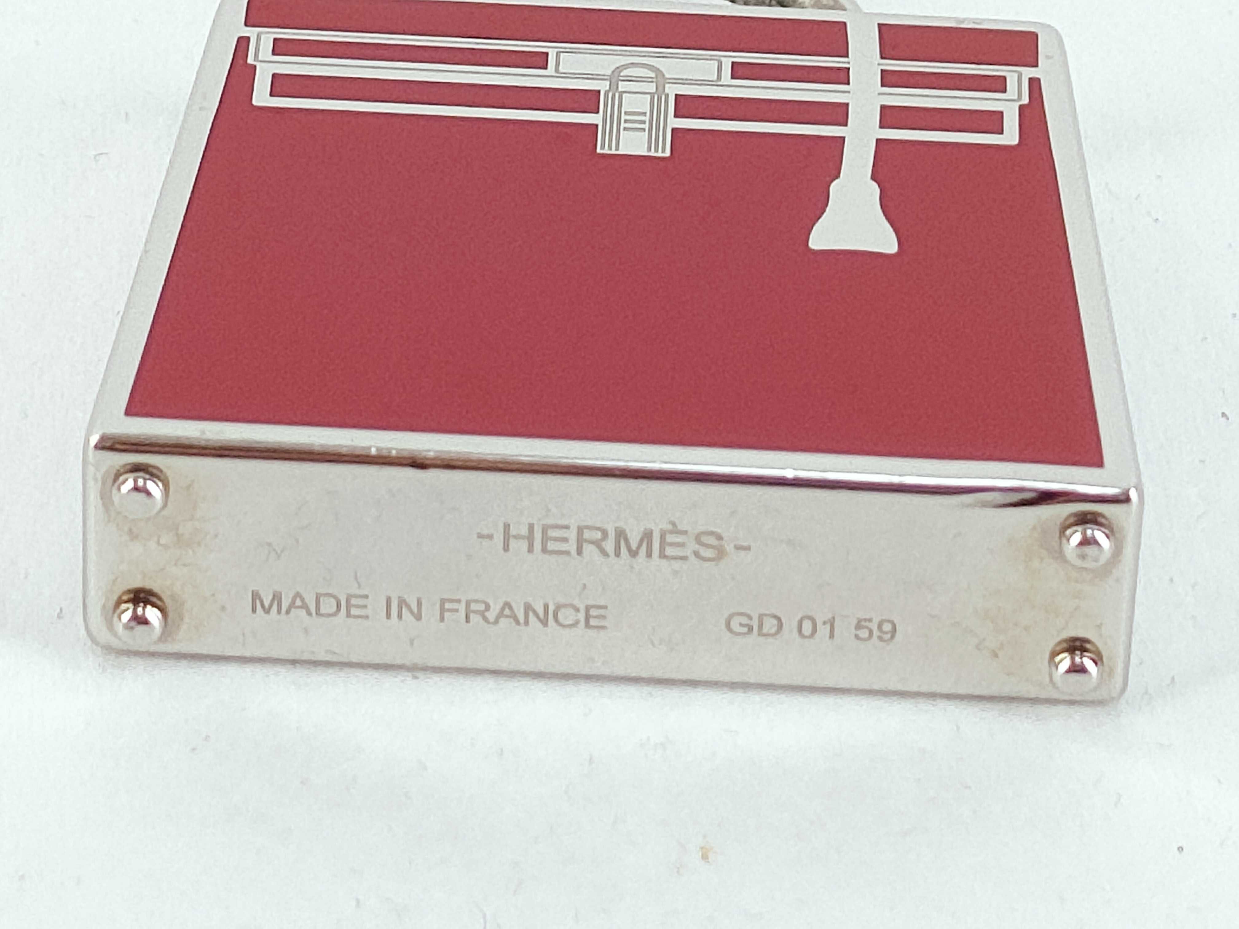 charm, red/silver charm — view 3