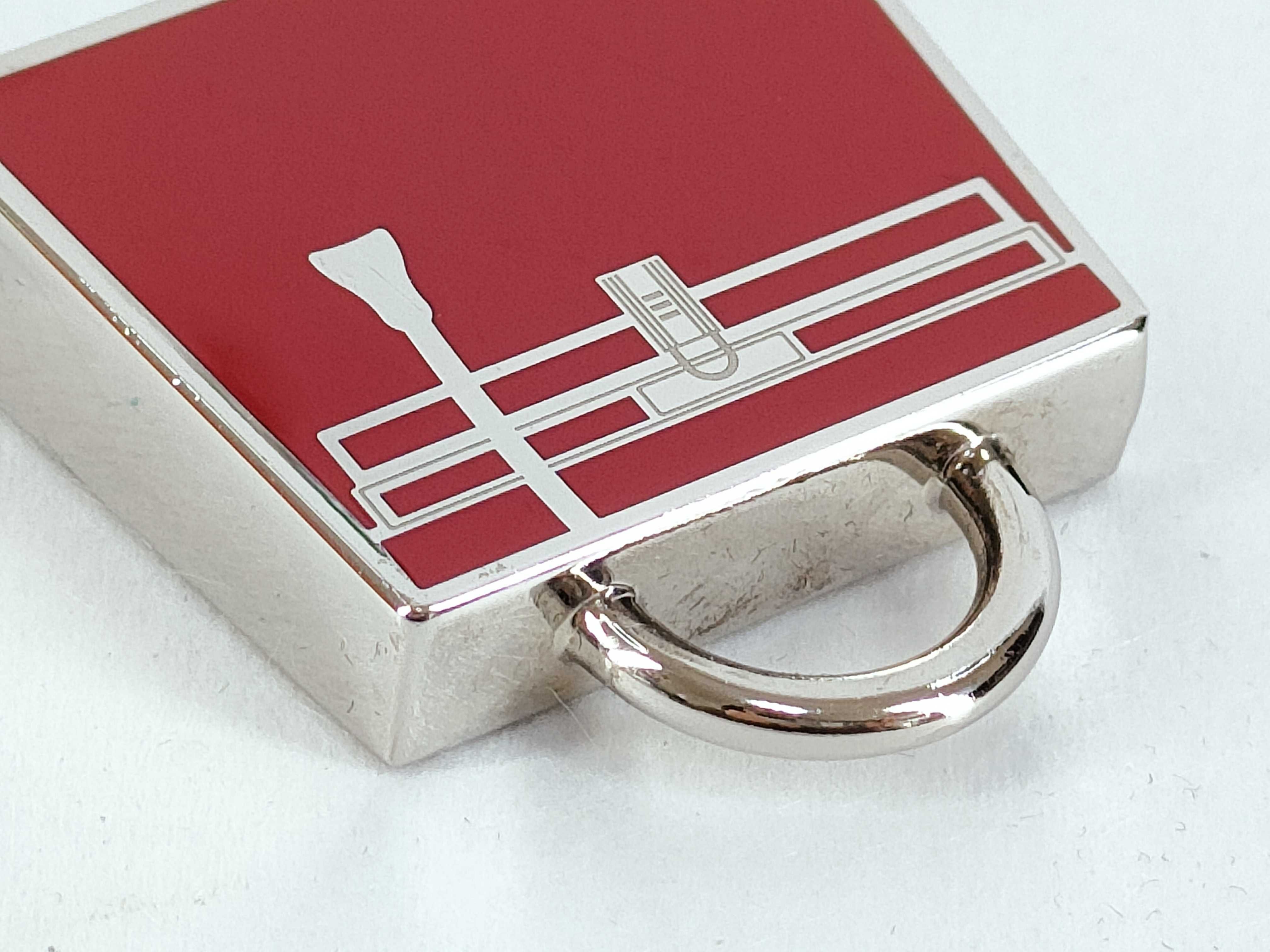 charm, red/silver charm — view 4