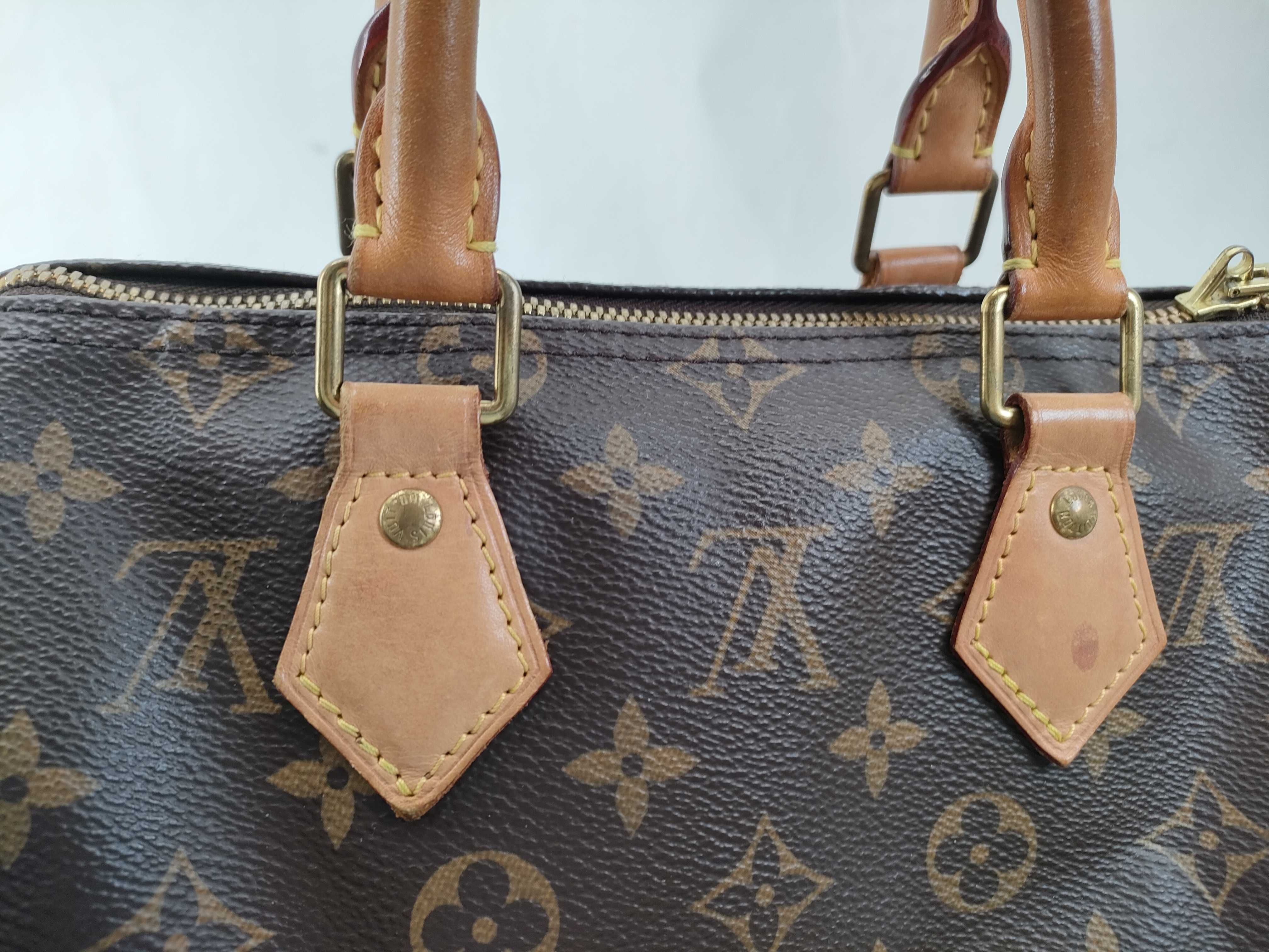 Monogram Speedy Bandoulière 25 M41113 MB2119 Brown Handbag — view 4