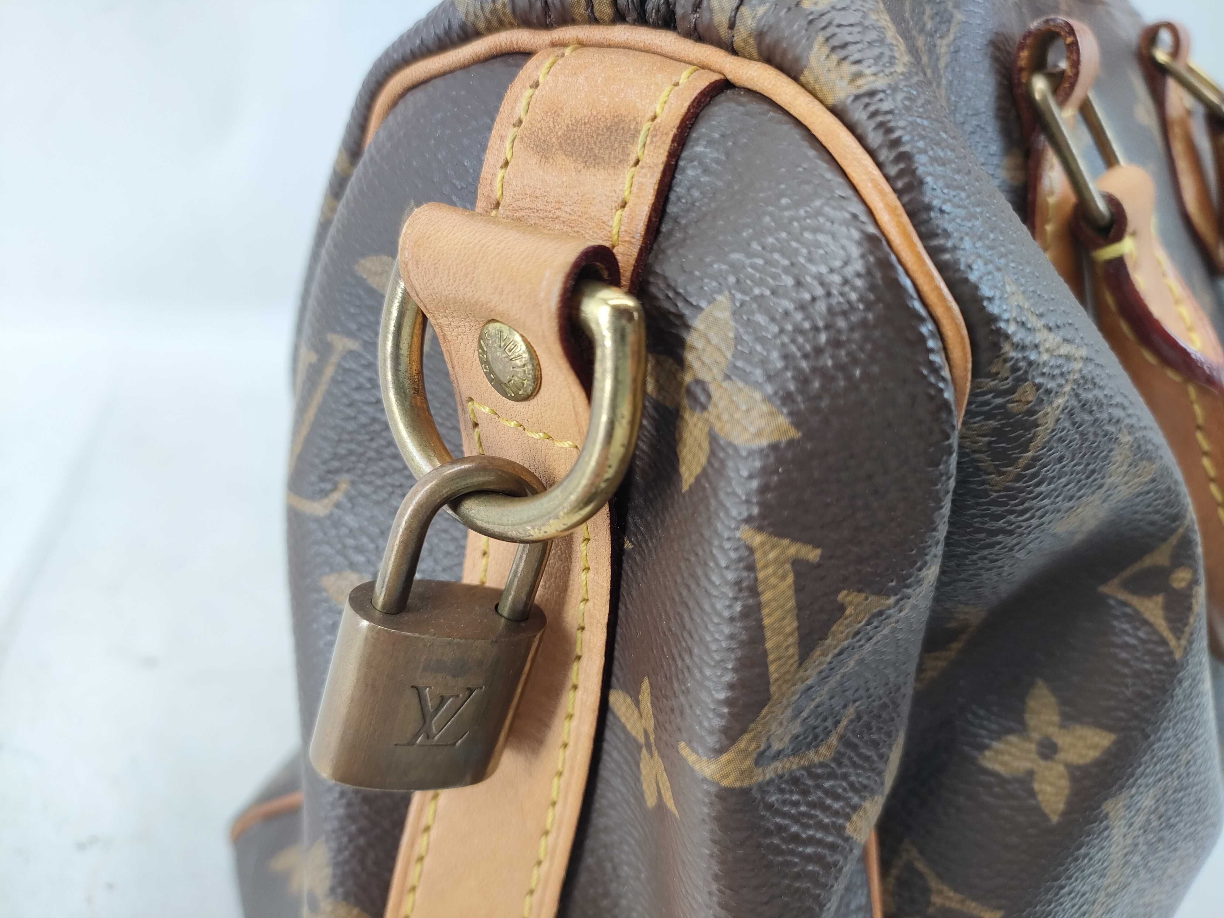 Monogram Speedy Bandoulière 25 M41113 MB2119 Brown Handbag — view 8