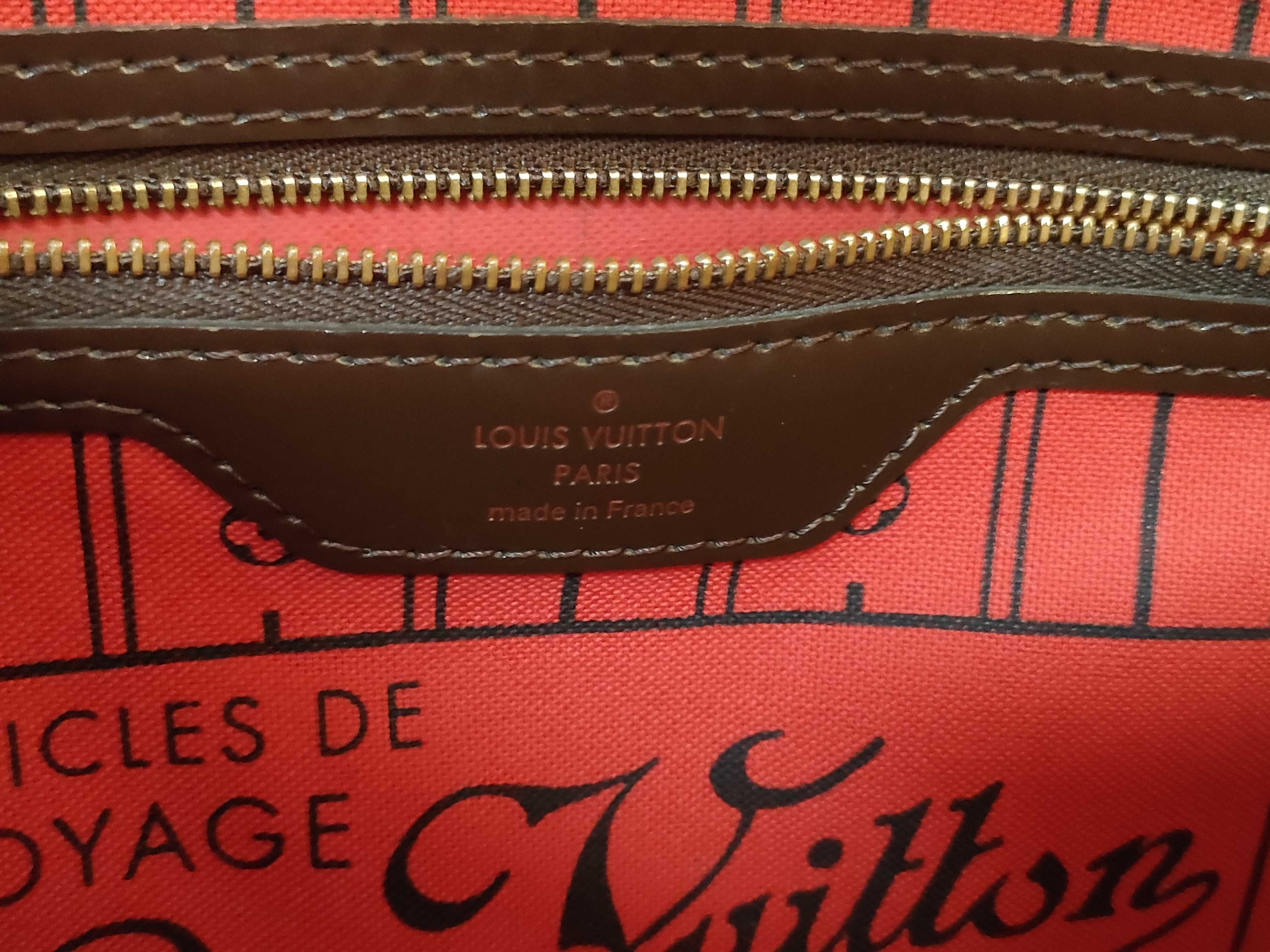 Damier LV Damier Neverfull Tote Bag — view 11